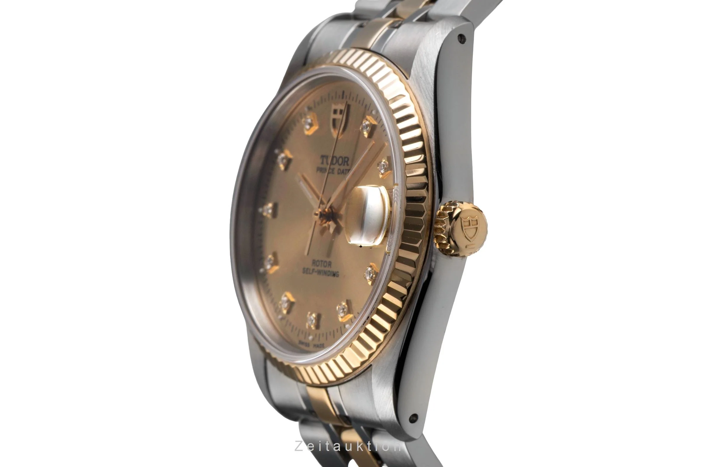 Tudor Prince Date steel / gold automatic men's watch 74033  [2503108] - Image 7
