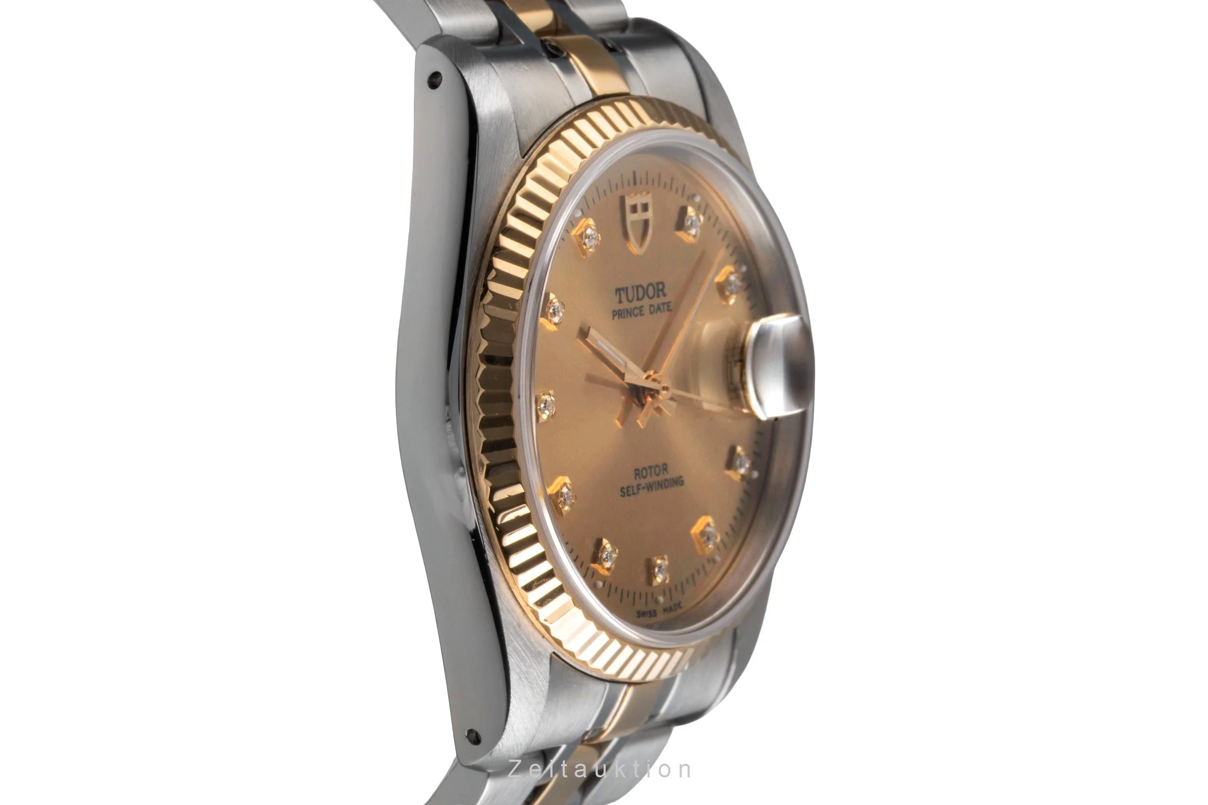 Tudor Prince Date steel / gold automatic men's watch 74033  [2503108] - Image 8