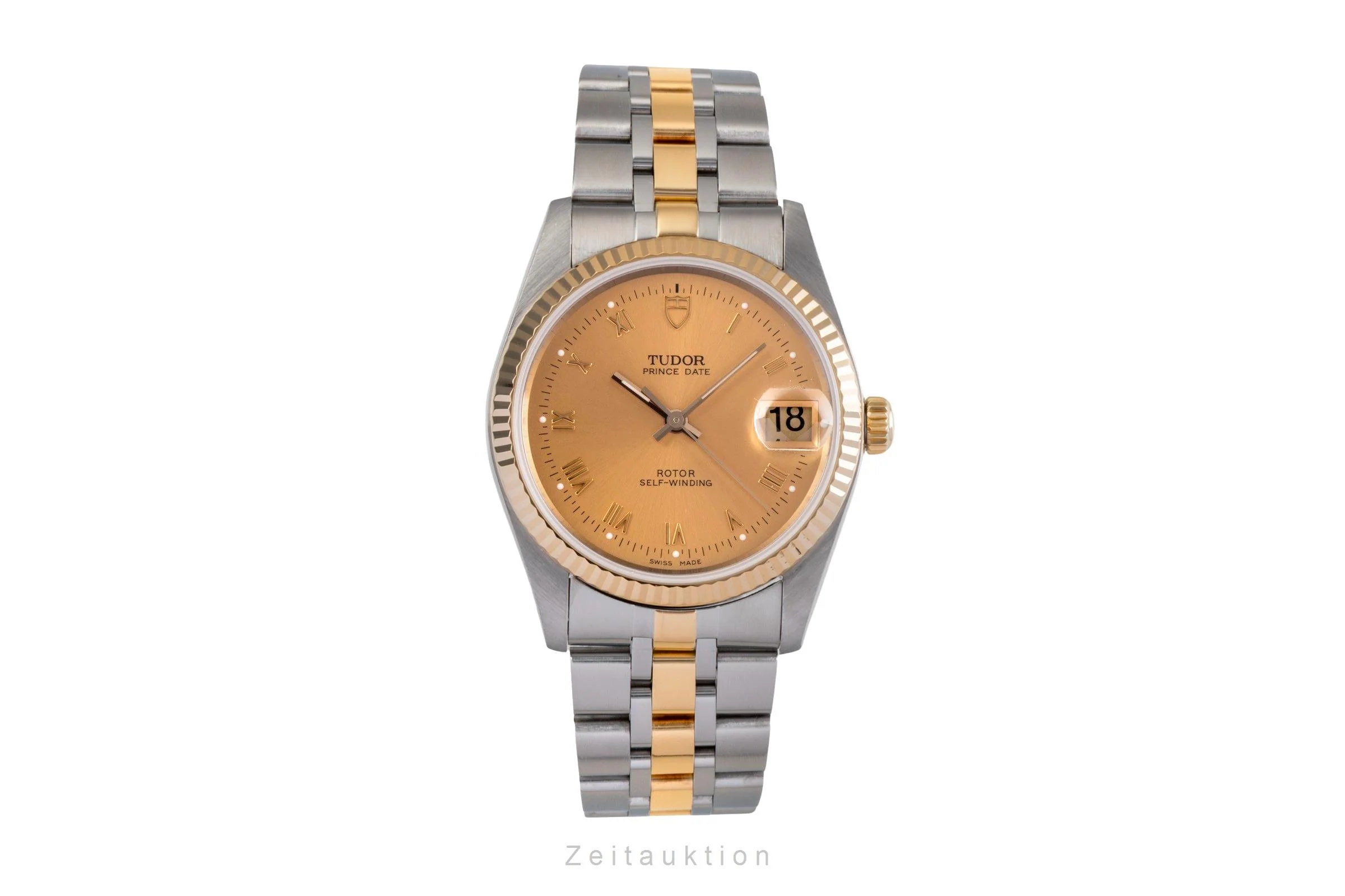 Tudor Prince Date steel / gold automatic men's watch 74033  [2503110] - Image 5