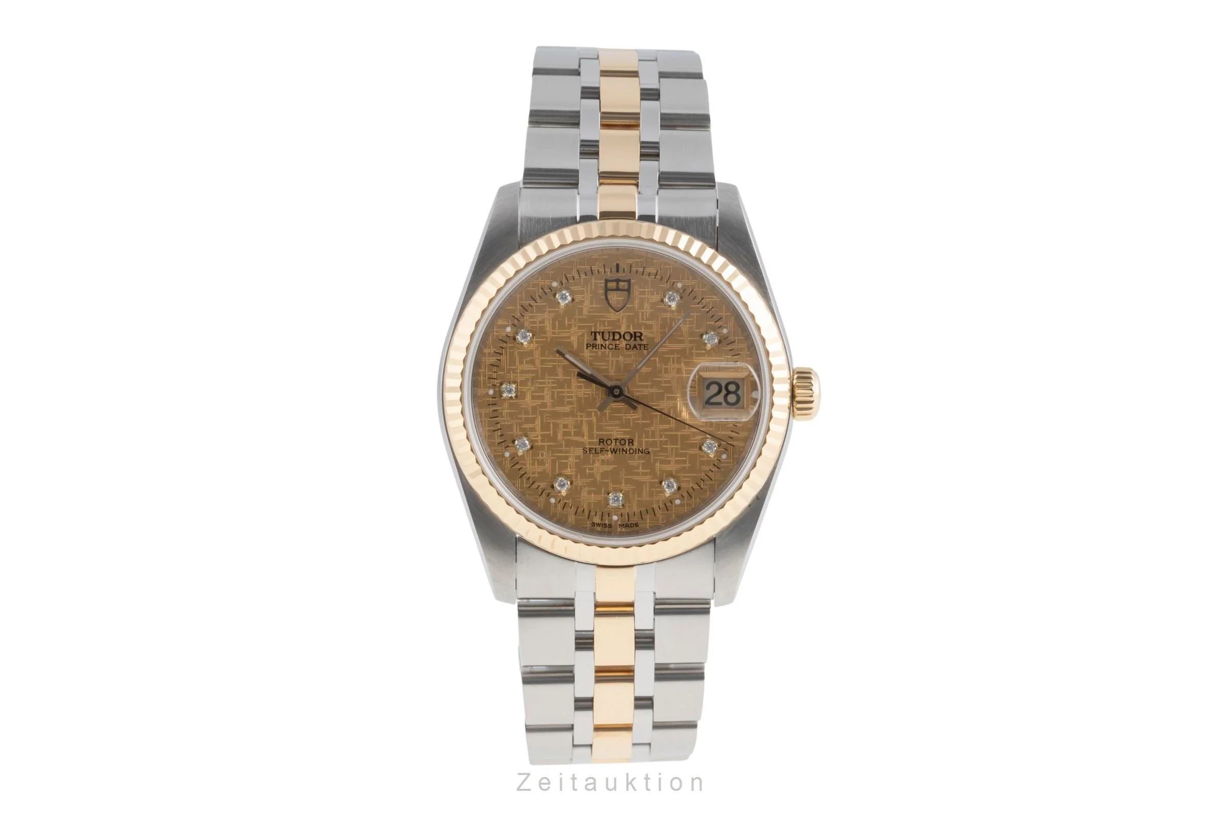 Tudor Prince Date steel / gold automatic men's watch 74033  [2503111] - Image 5