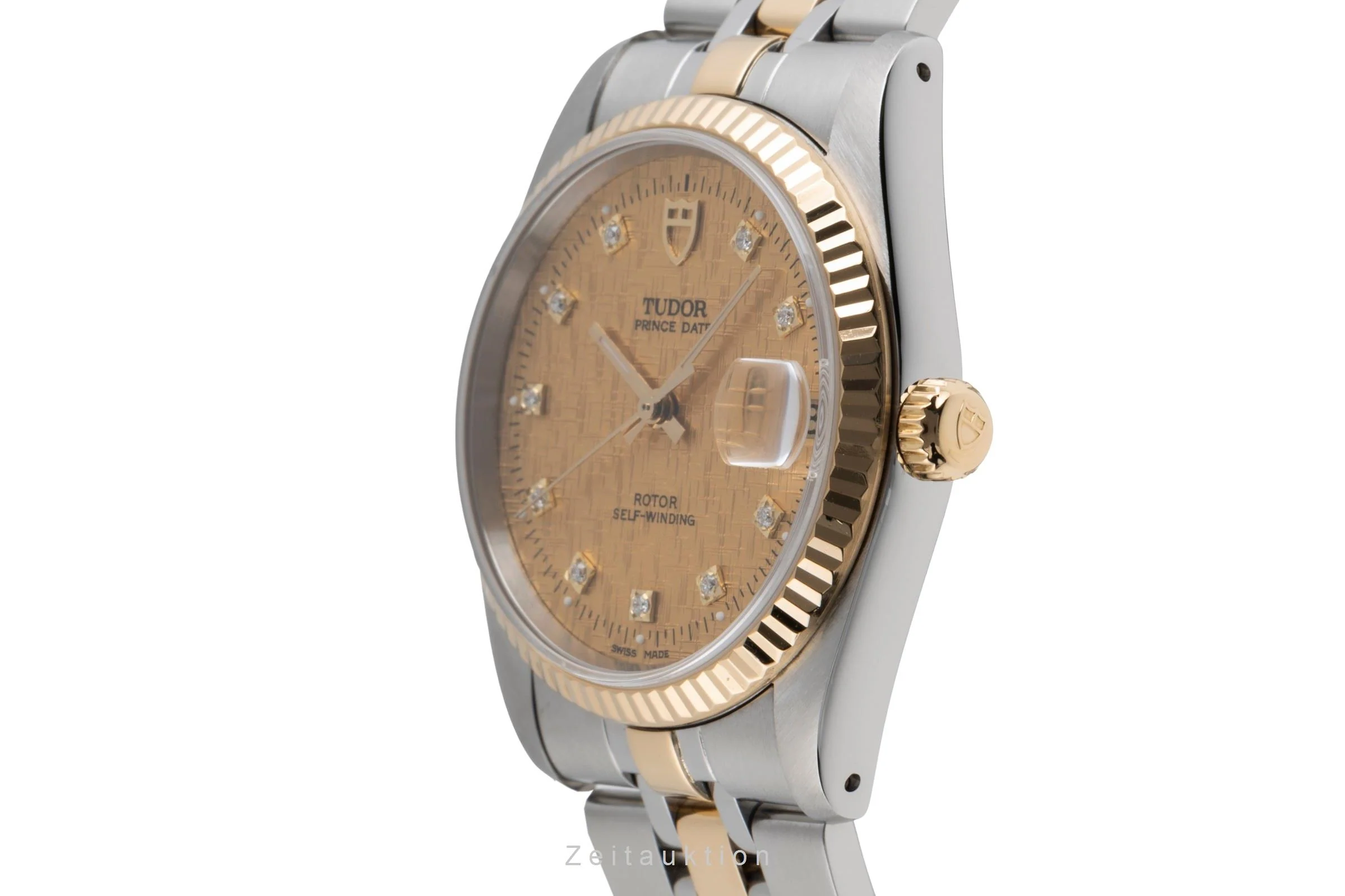 Tudor Prince Date steel / gold automatic men's watch 74033  [2503111] - Image 7