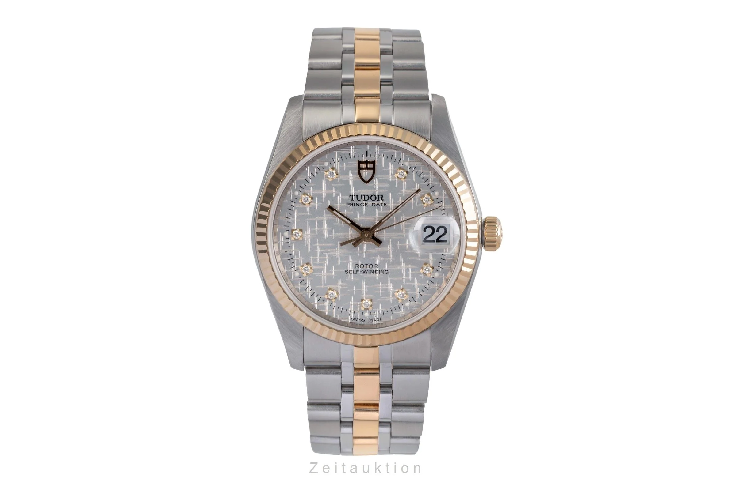 Tudor Prince Date steel / gold automatic men's watch 74033  [2503112] - Image 5