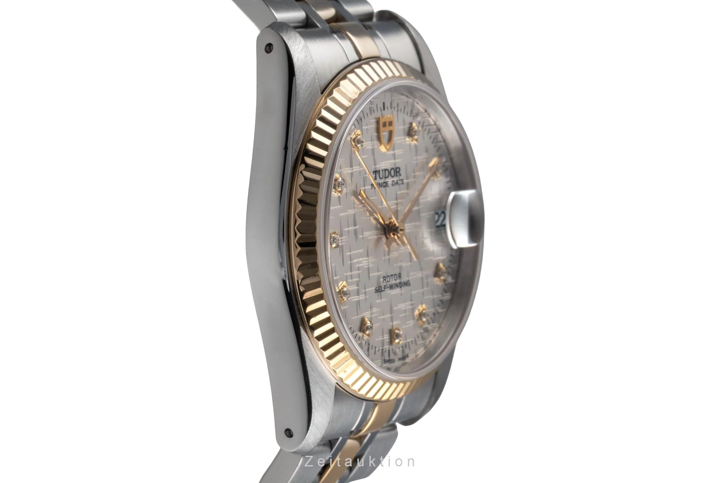Tudor Prince Date steel / gold automatic men's watch 74033  [2503112] - Image 8