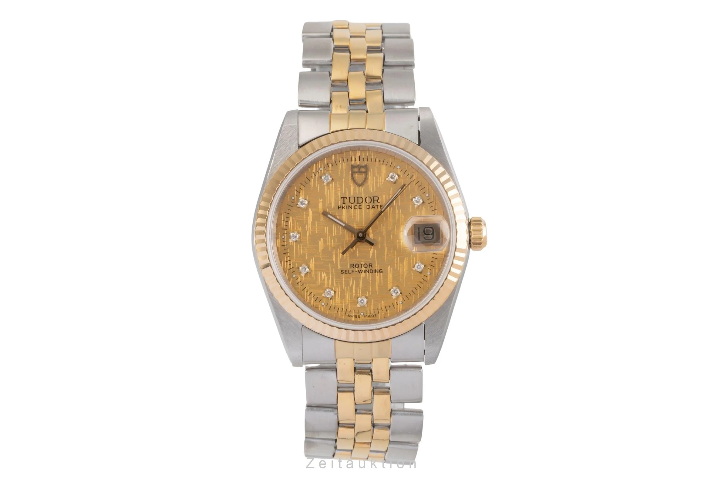 Tudor Prince Date steel / gold automatic men's watch 74033  [2503644] - Image 5