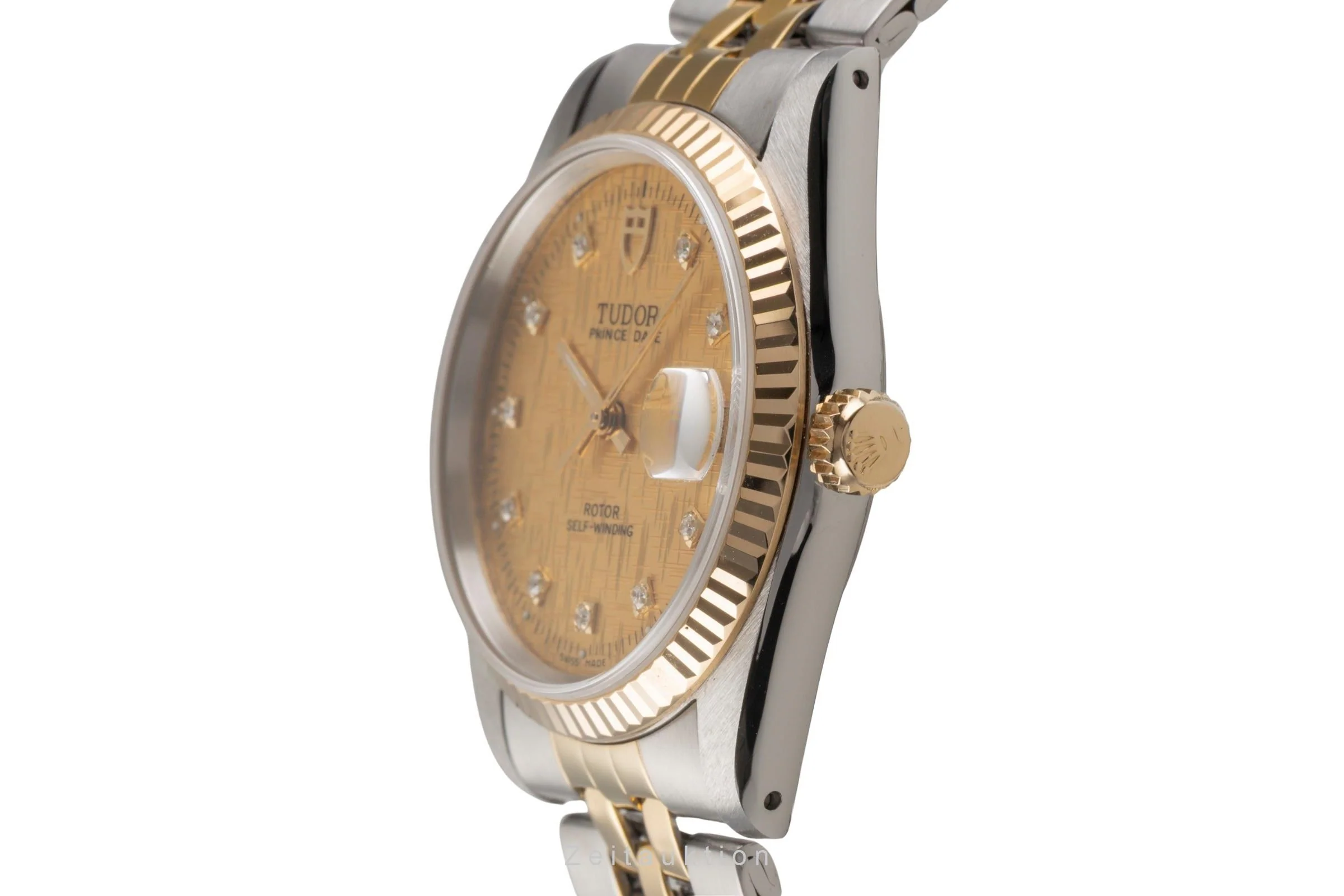 Tudor Prince Date steel / gold automatic men's watch 74033  [2503644] - Image 7