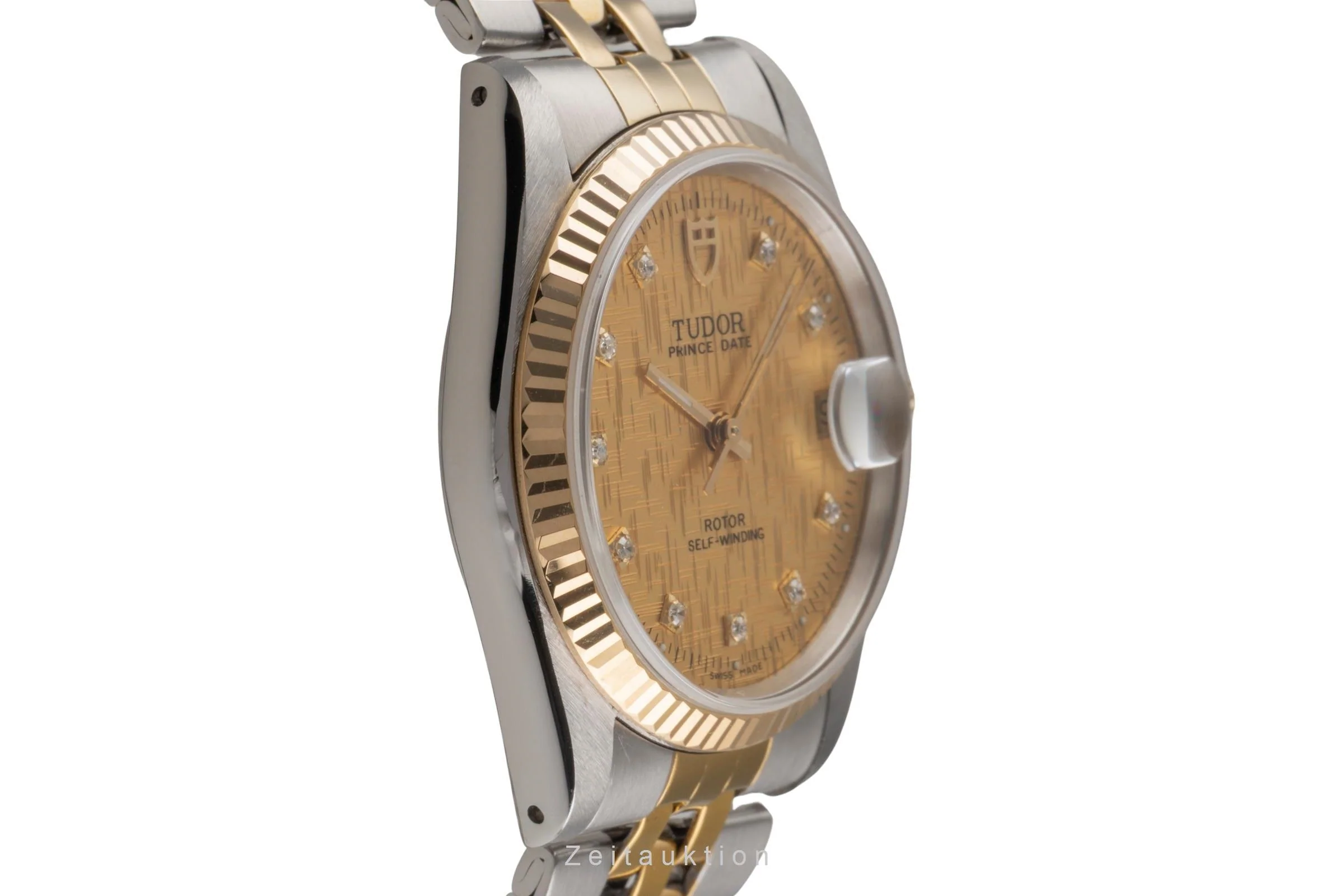 Tudor Prince Date steel / gold automatic men's watch 74033  [2503644] - Image 8