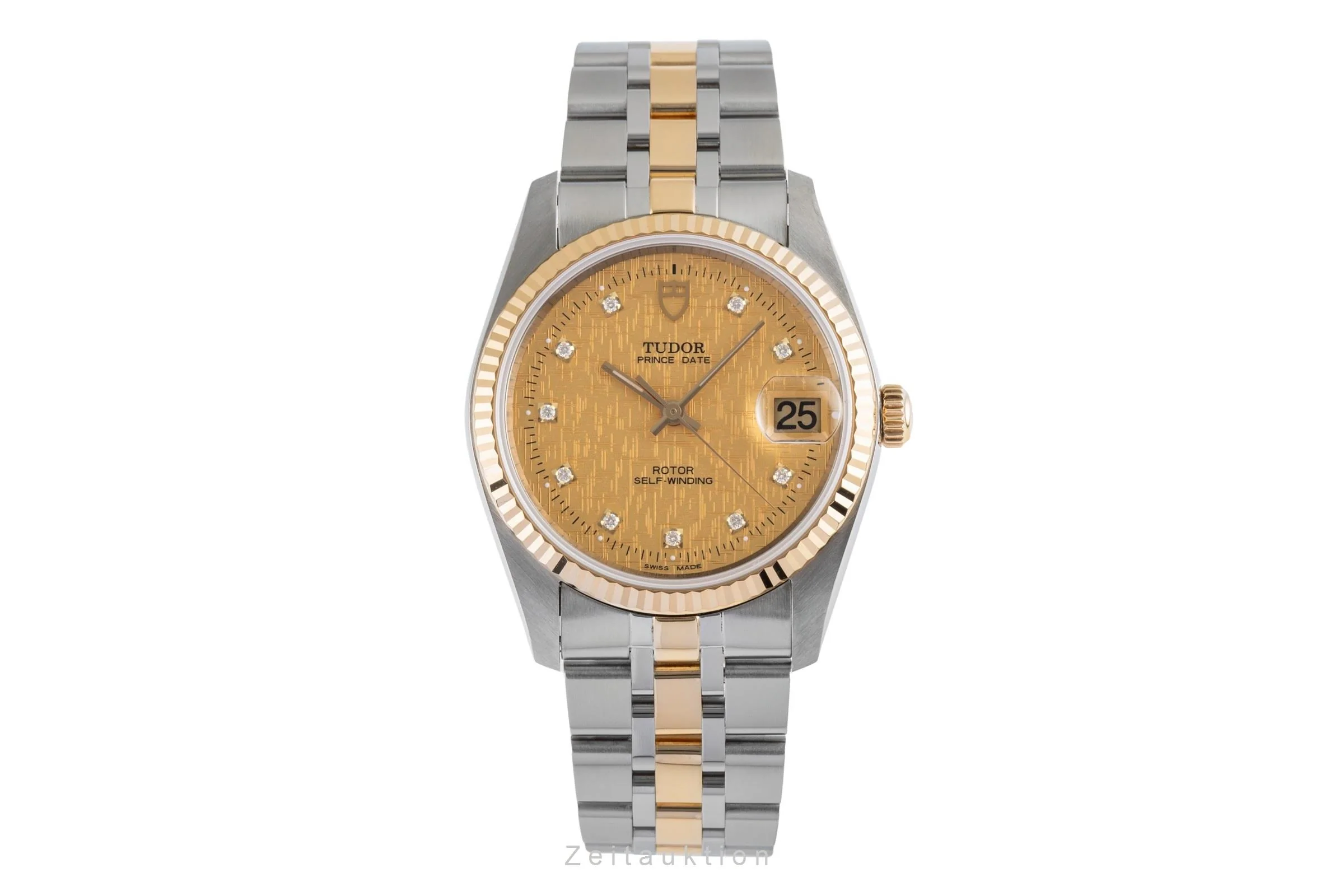Tudor Prince Date steel / gold automatic men's watch 74033  [2503778] - Image 5