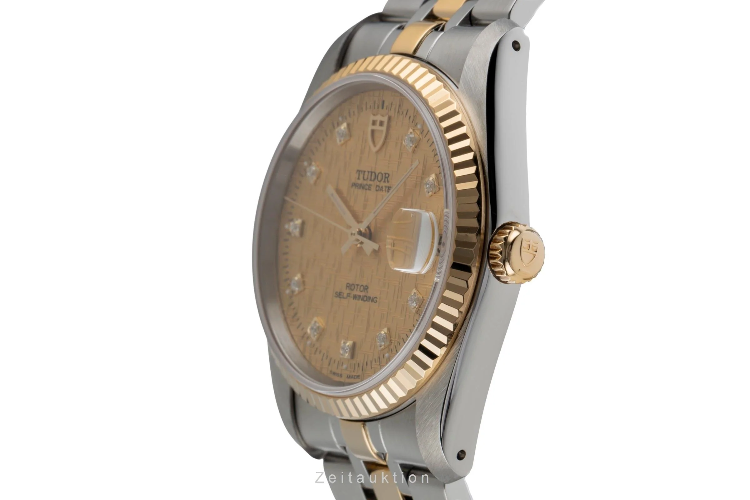 Tudor Prince Date steel / gold automatic men's watch 74033  [2503778] - Image 7