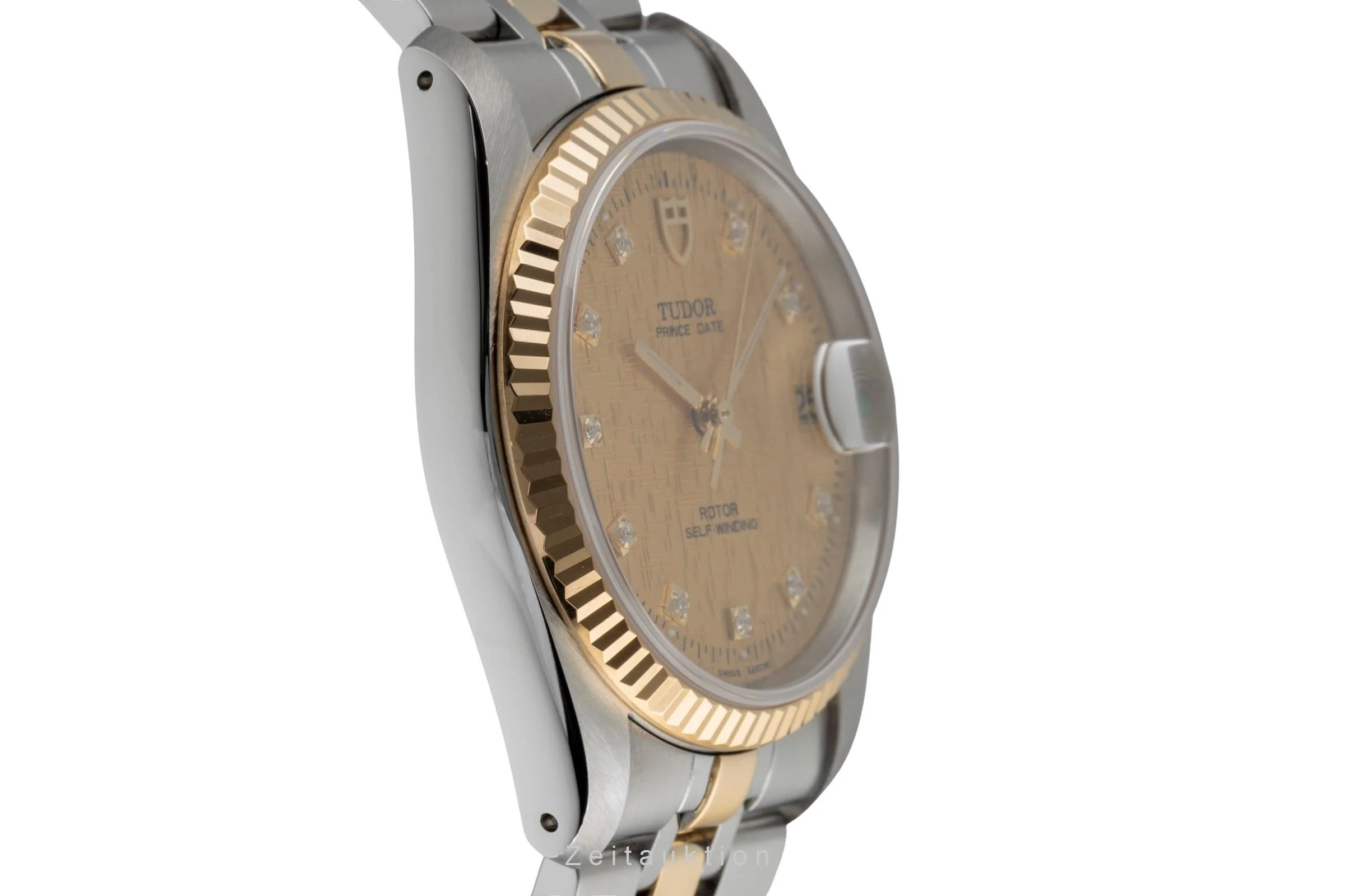 Tudor Prince Date steel / gold automatic men's watch 74033  [2503778] - Image 8