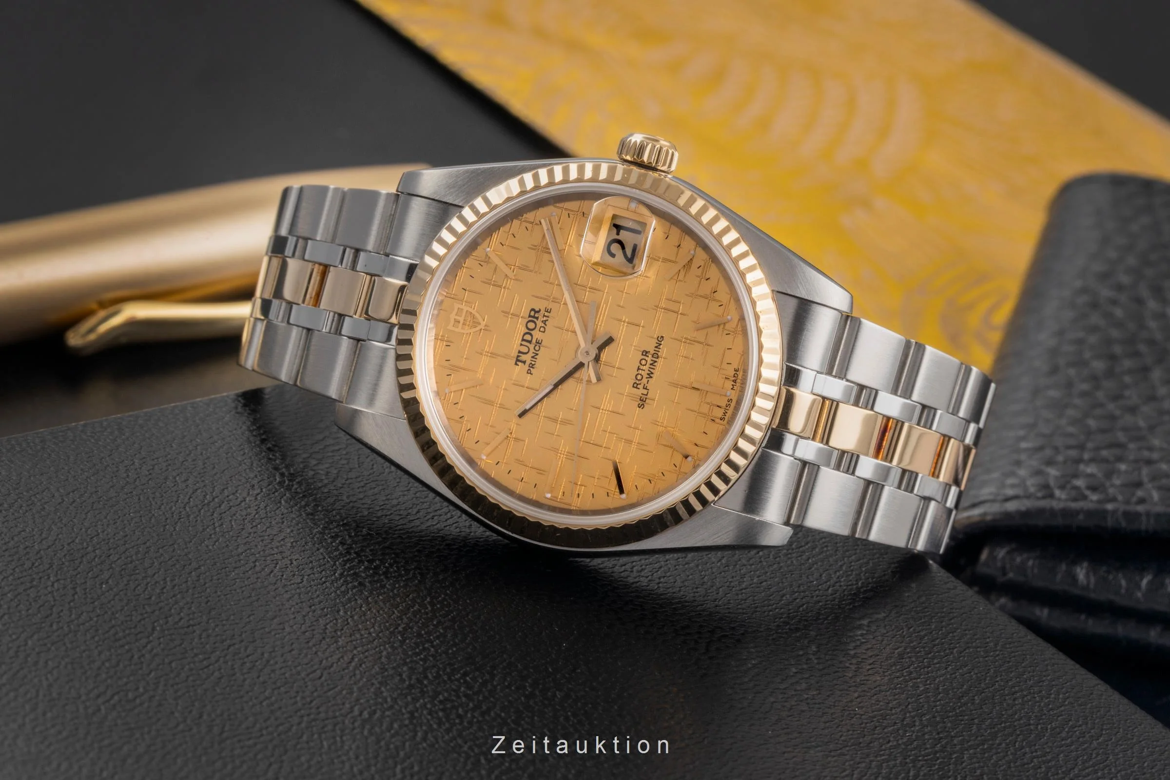 Tudor Prince Date steel / gold automatic men's watch 74033  [2503885] - Image 3