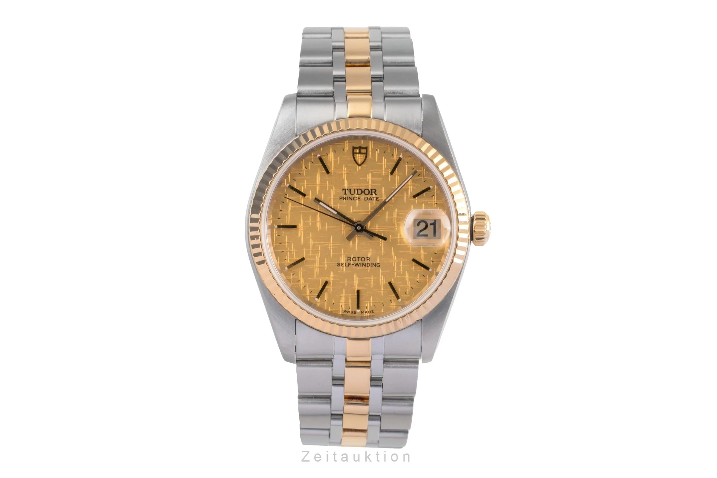 Tudor Prince Date steel / gold automatic men's watch 74033  [2503885] - Image 5