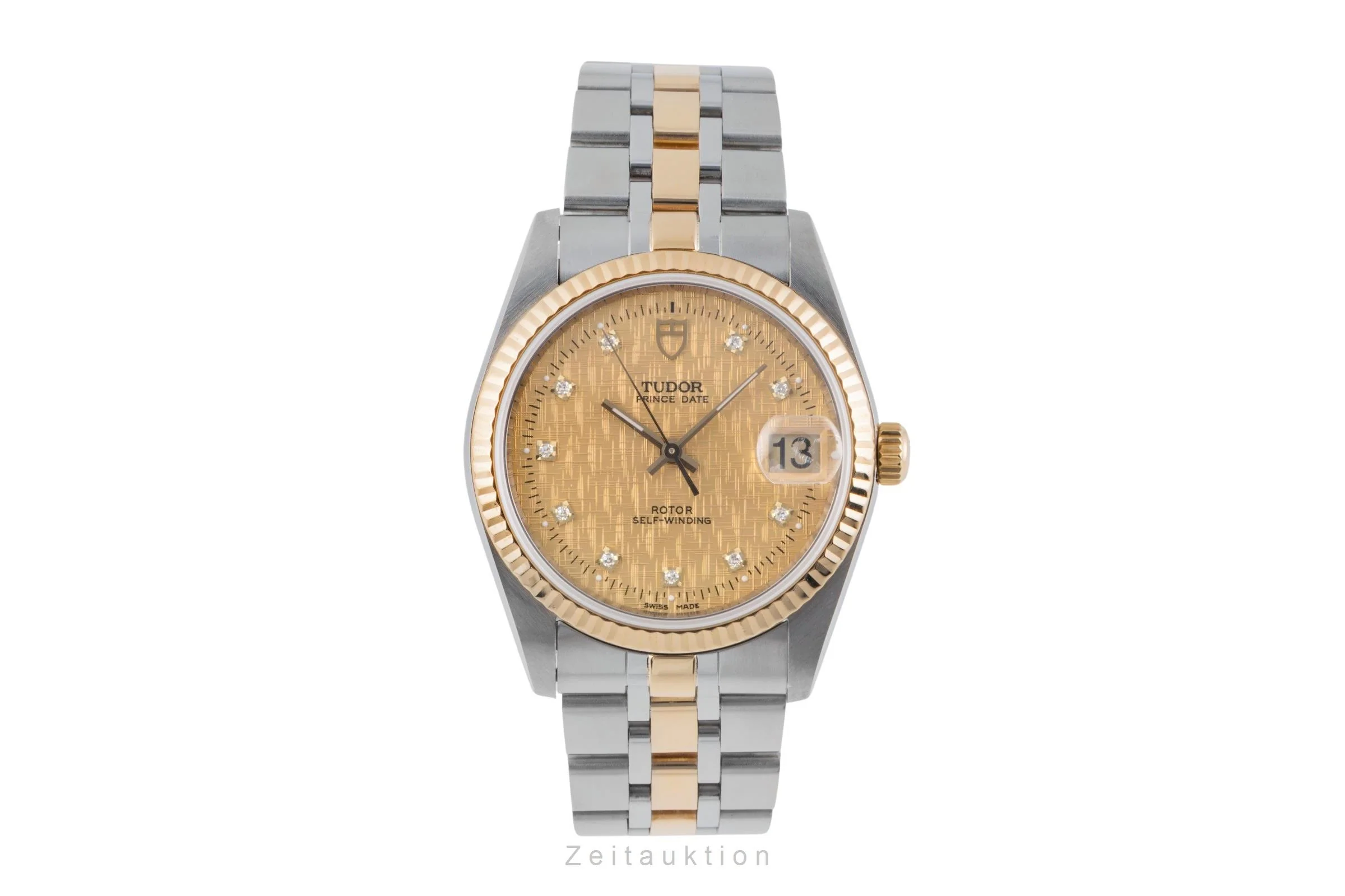 Tudor Prince Date steel / gold automatic men's watch 74033  [2503886] - Image 5