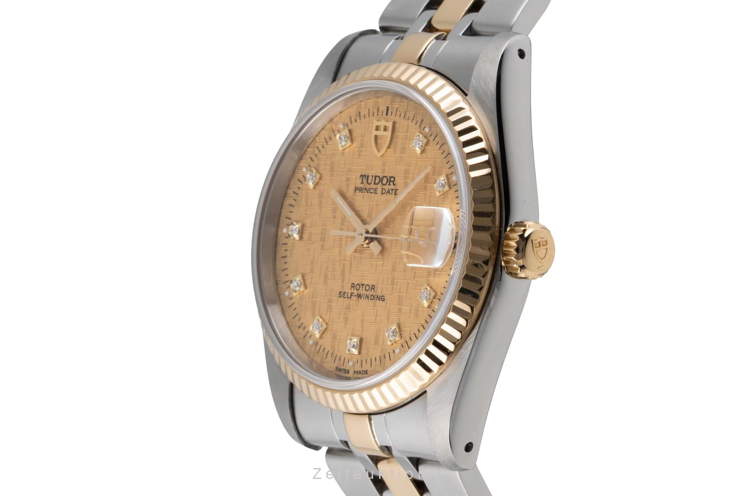 Tudor Prince Date steel / gold automatic men's watch 74033  [2503886] - Image 7