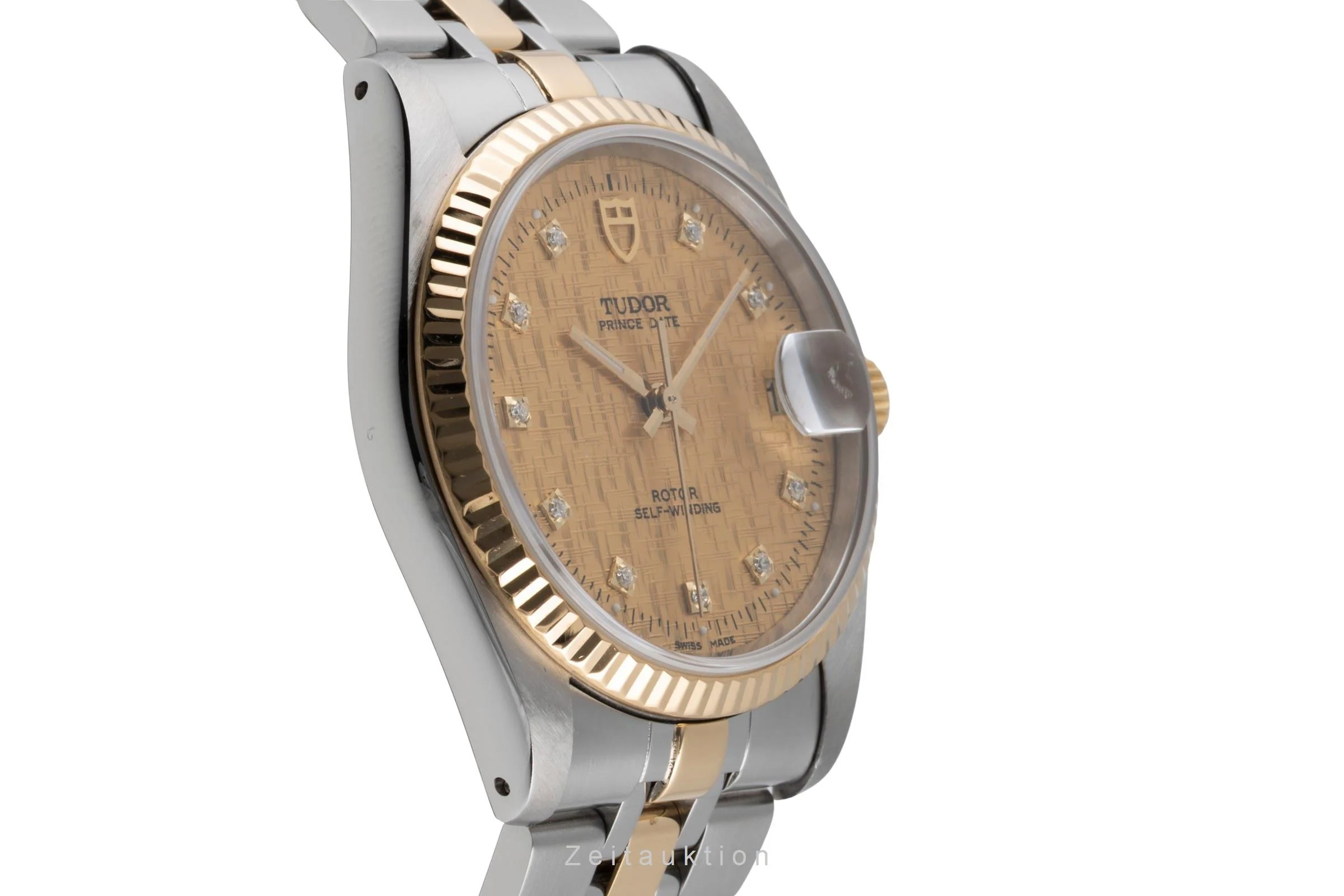 Tudor Prince Date steel / gold automatic men's watch 74033  [2503886] - Image 8