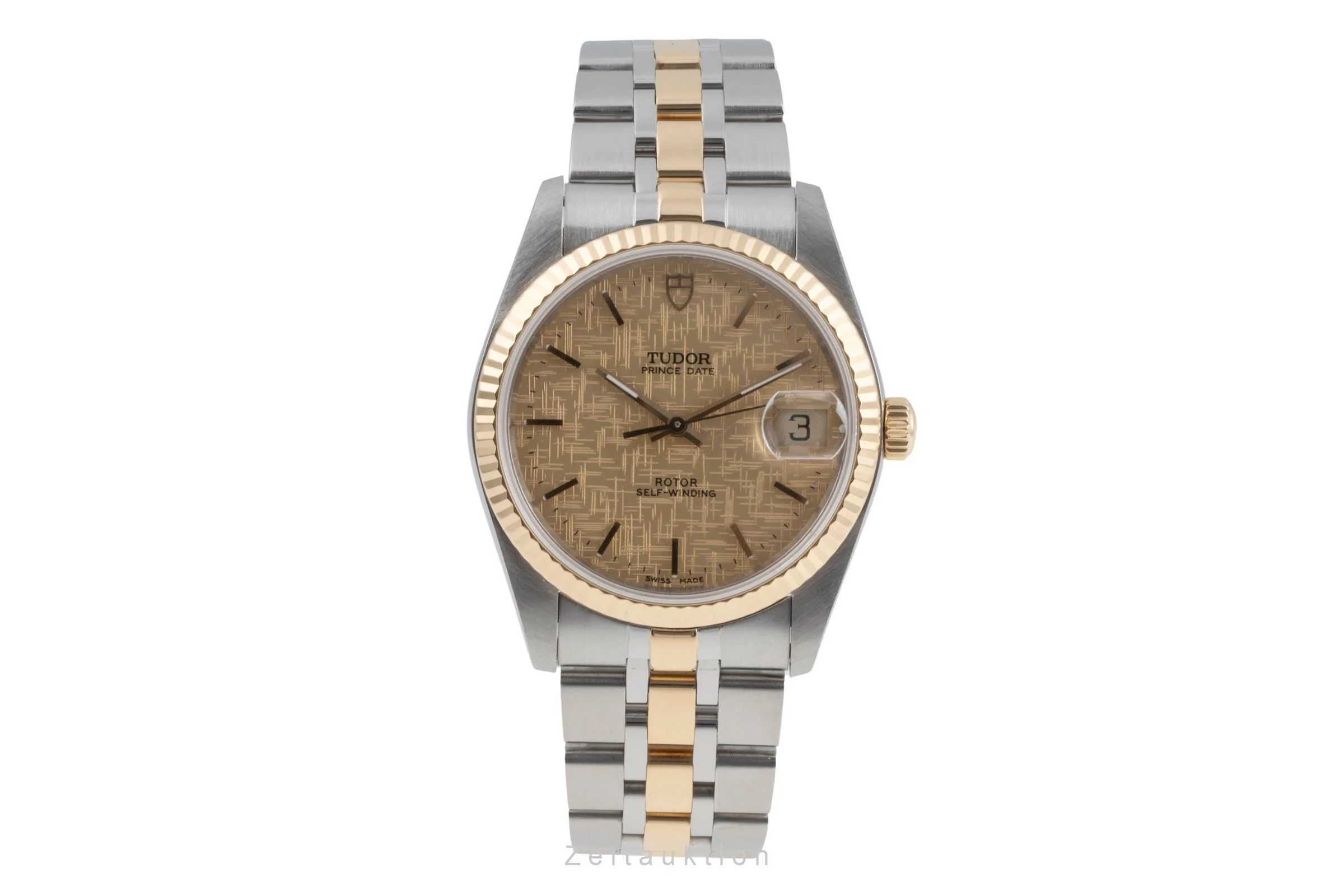Tudor Prince Date steel / gold automatic men's watch 74033  [2505566] - Image 5