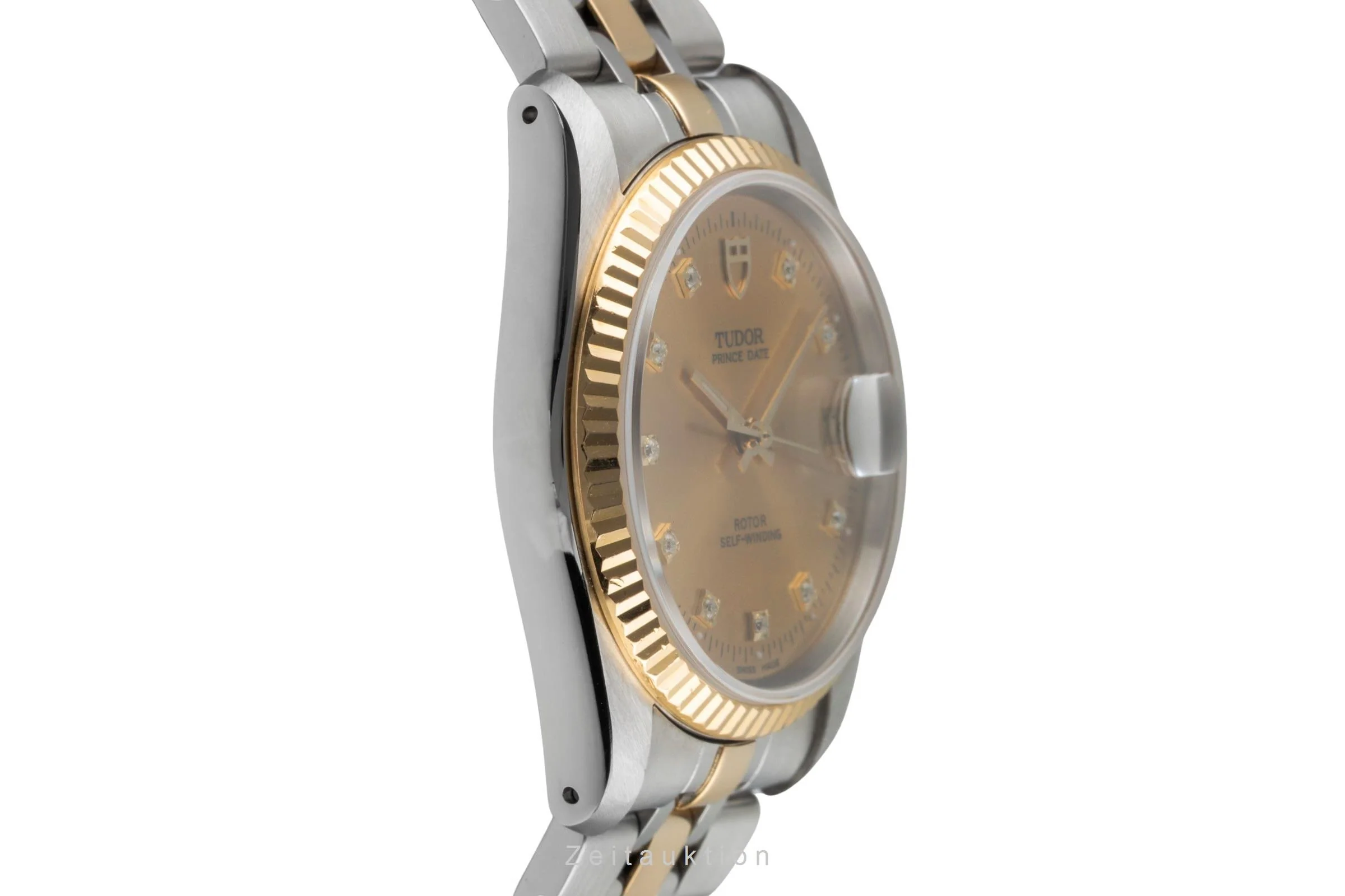 Tudor Prince Date steel / gold automatic men's watch 74033  [2600514] - Image 8