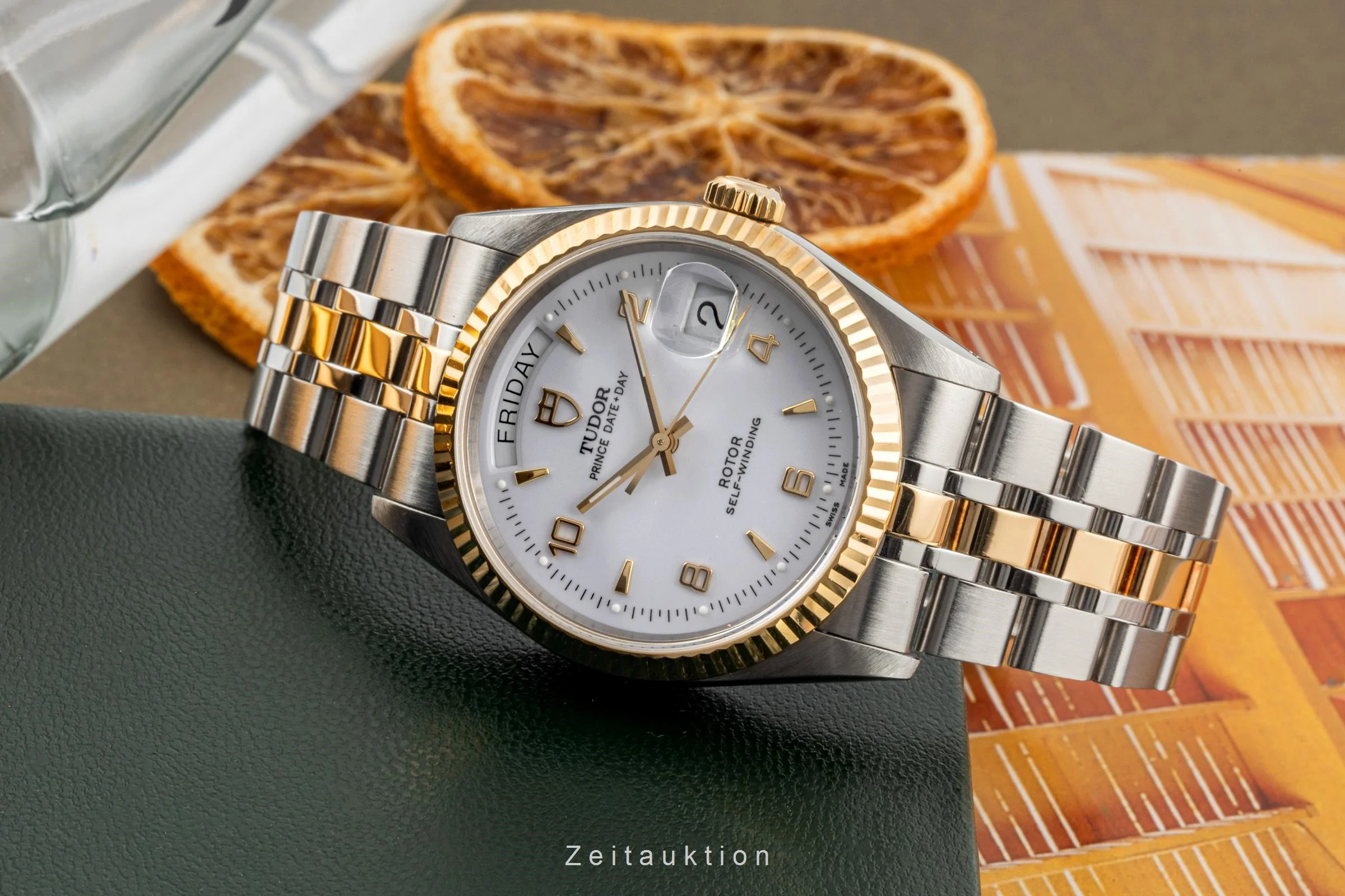 Tudor Prince Date steel / gold automatic men's watch 76213 LP: 3850EUR  [2400427] - Image 2