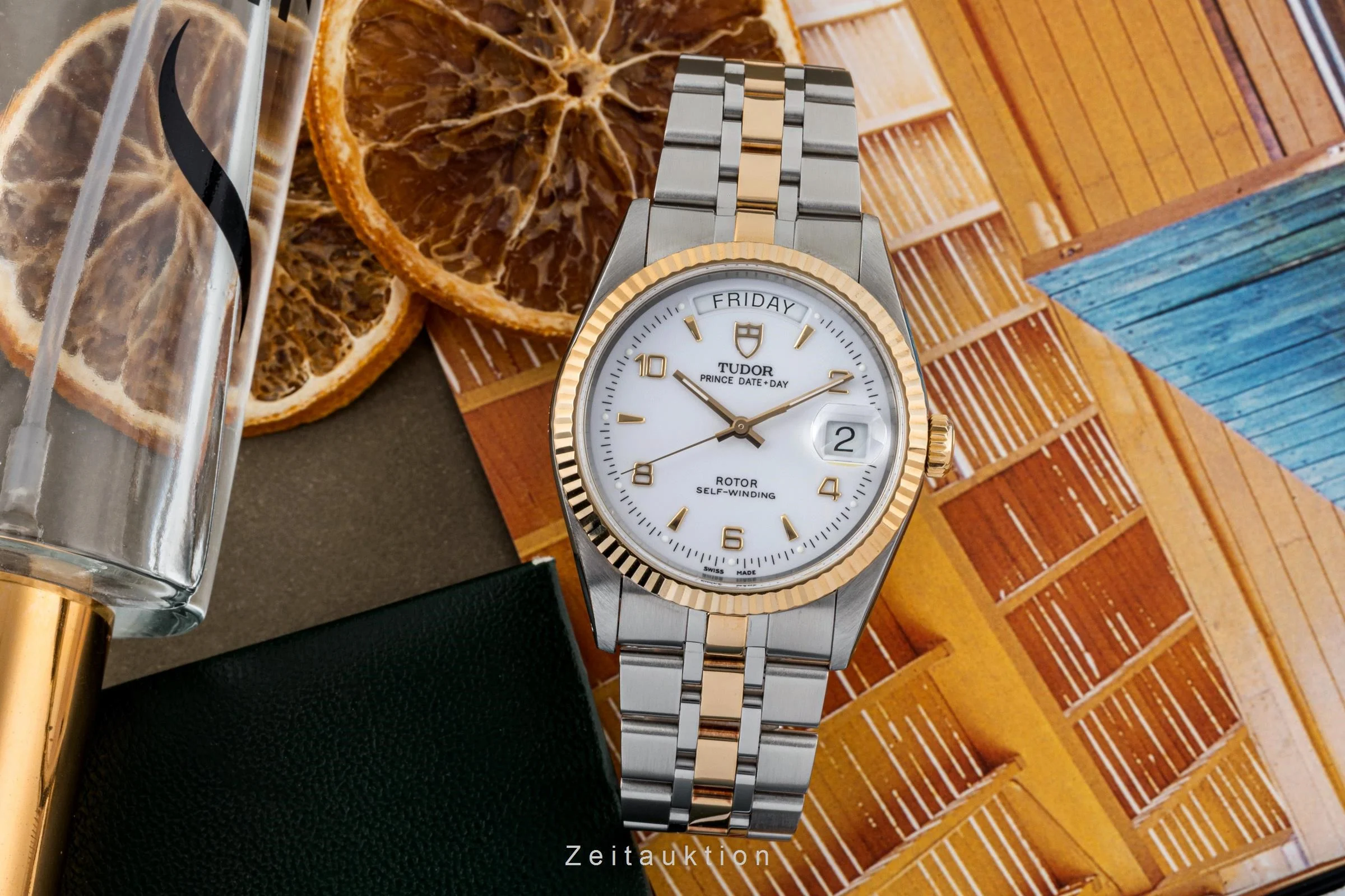 Tudor Prince Date steel / gold automatic men's watch 76213 LP: 3850EUR  [2400427] - Image 3