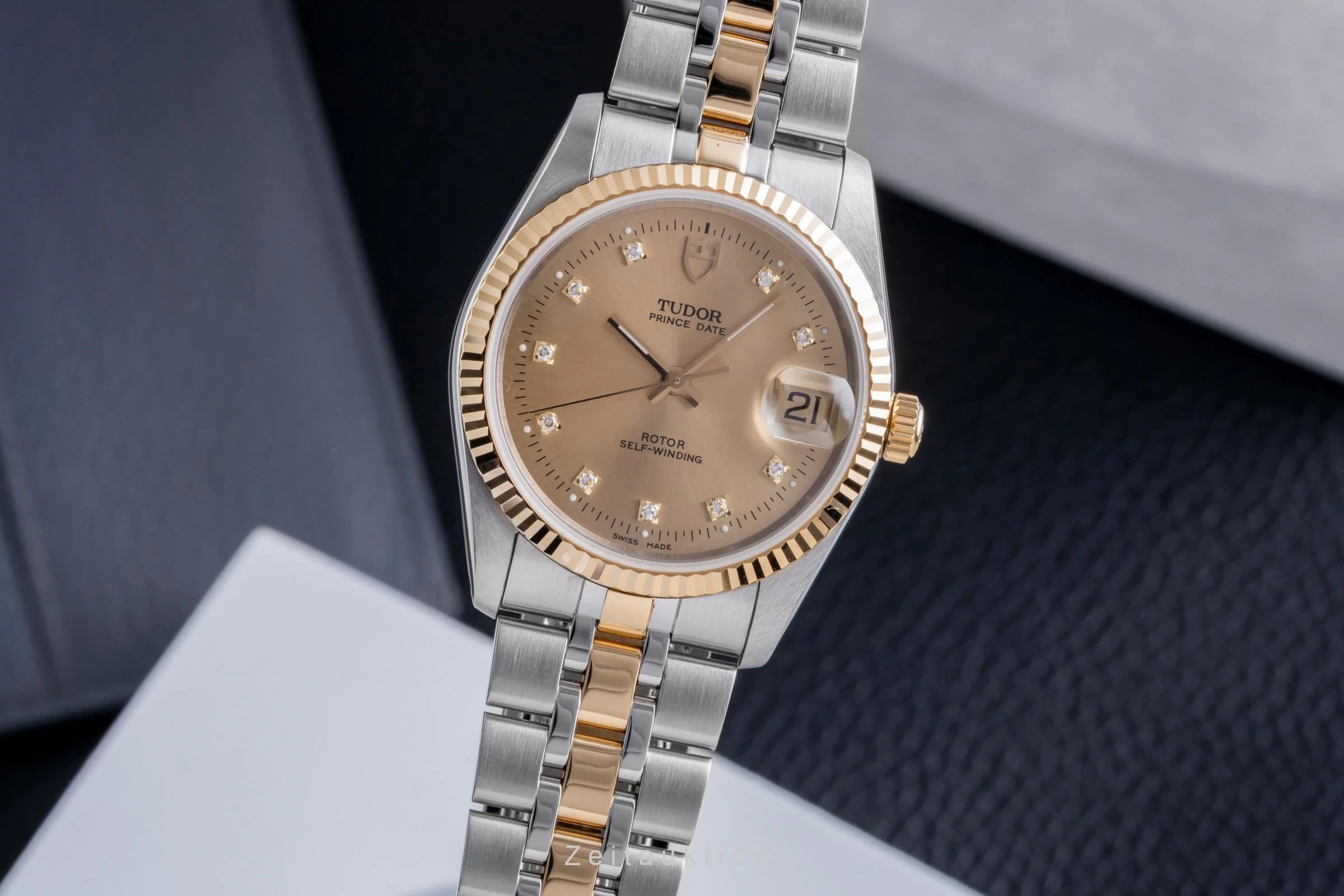 Tudor Prince Date steel / gold automatic unisex 74033  [2600513] - Image 2