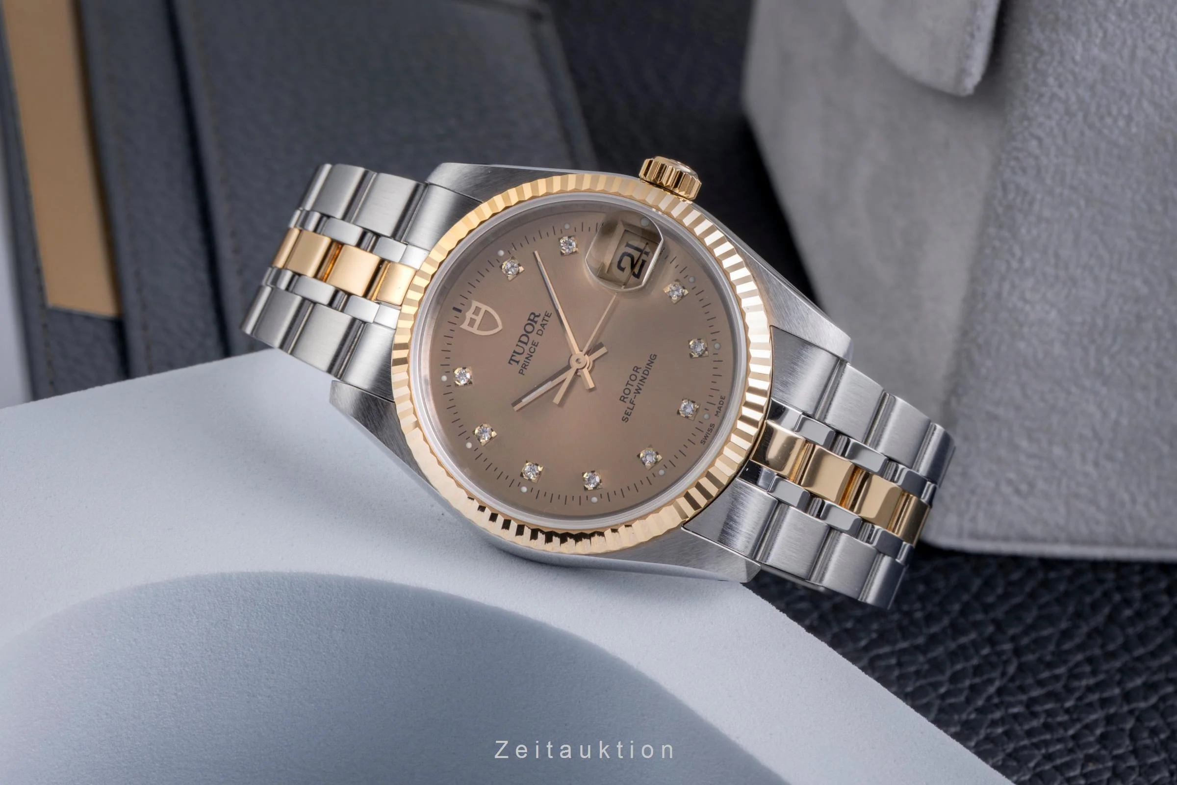 Tudor Prince Date steel / gold automatic unisex 74033  [2600513] - Image 3