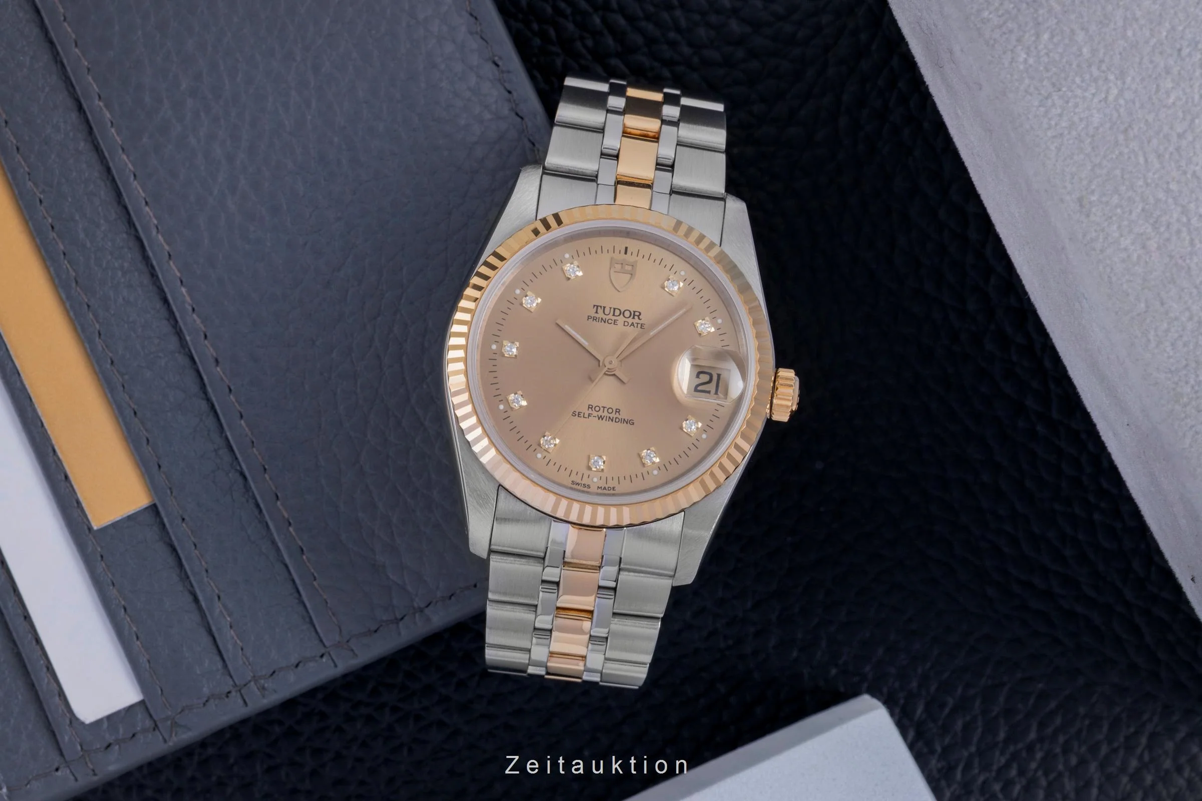 Tudor Prince Date steel / gold automatic unisex 74033  [2600513] - Image 4