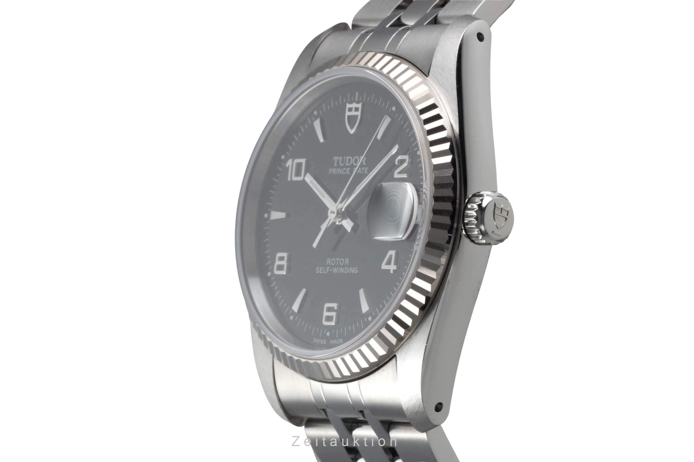 Tudor Prince Date steel / white gold automatic men's watch 74034-0012  [2501166] - Image 7
