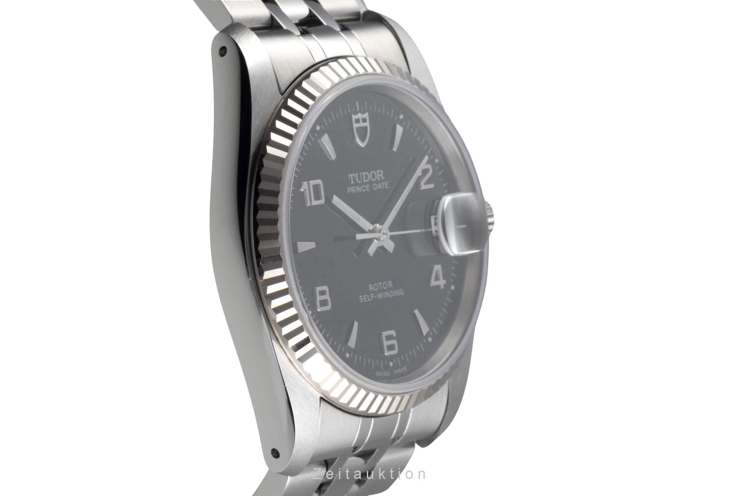 Tudor Prince Date steel / white gold automatic men's watch 74034-0012  [2501166] - Image 8