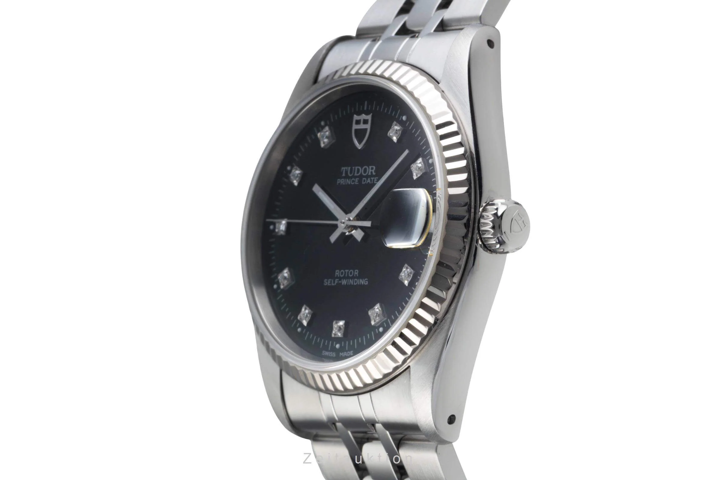 Tudor Prince Date steel / white gold automatic men's watch 74034  [2500401] - Image 7