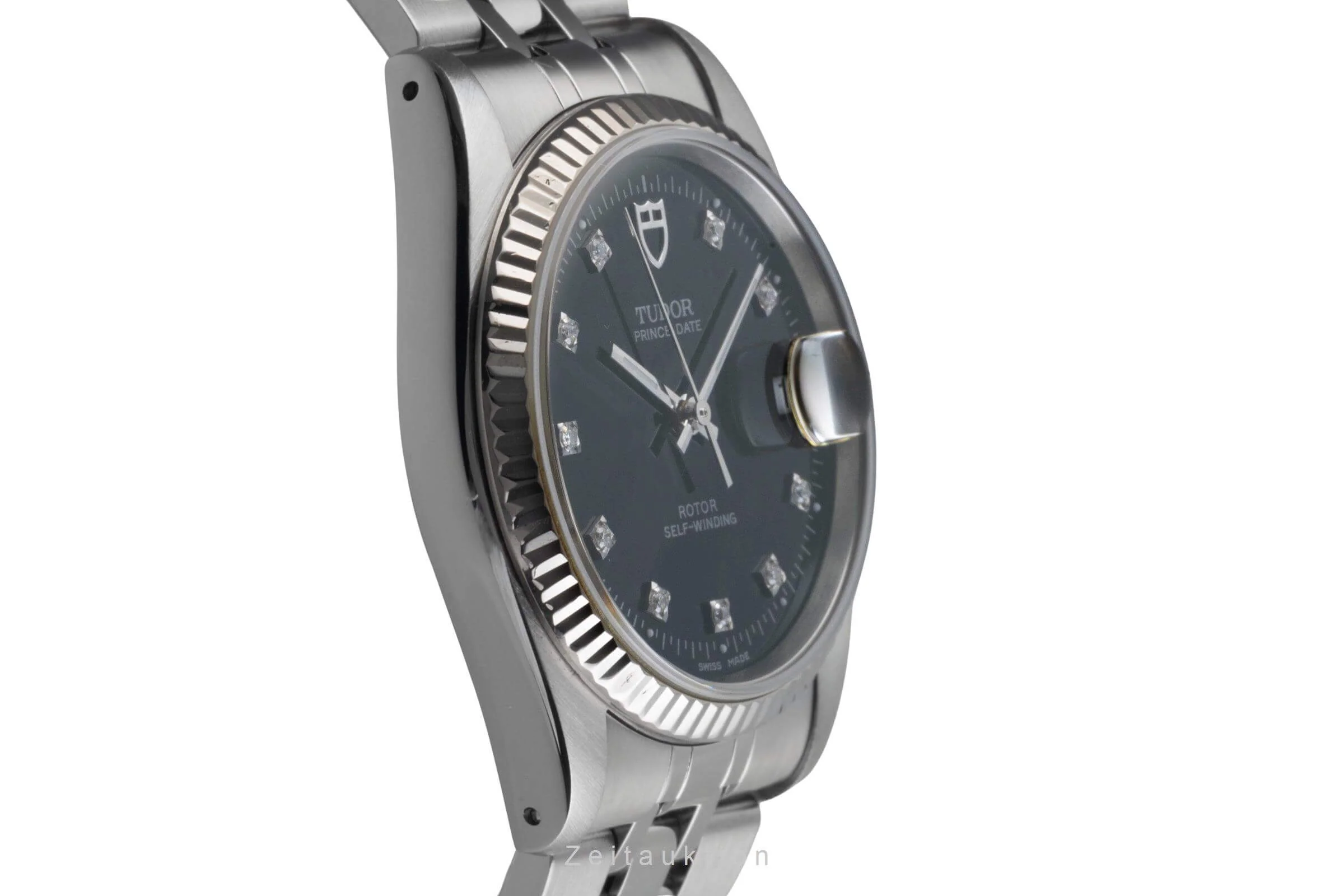 Tudor Prince Date steel / white gold automatic men's watch 74034  [2500401] - Image 8