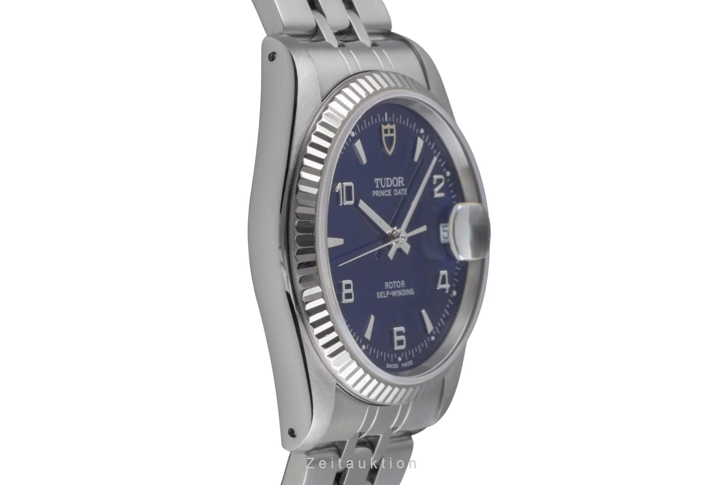 Tudor Prince Date steel / white gold automatic men's watch 74034  [2500404] - Image 8