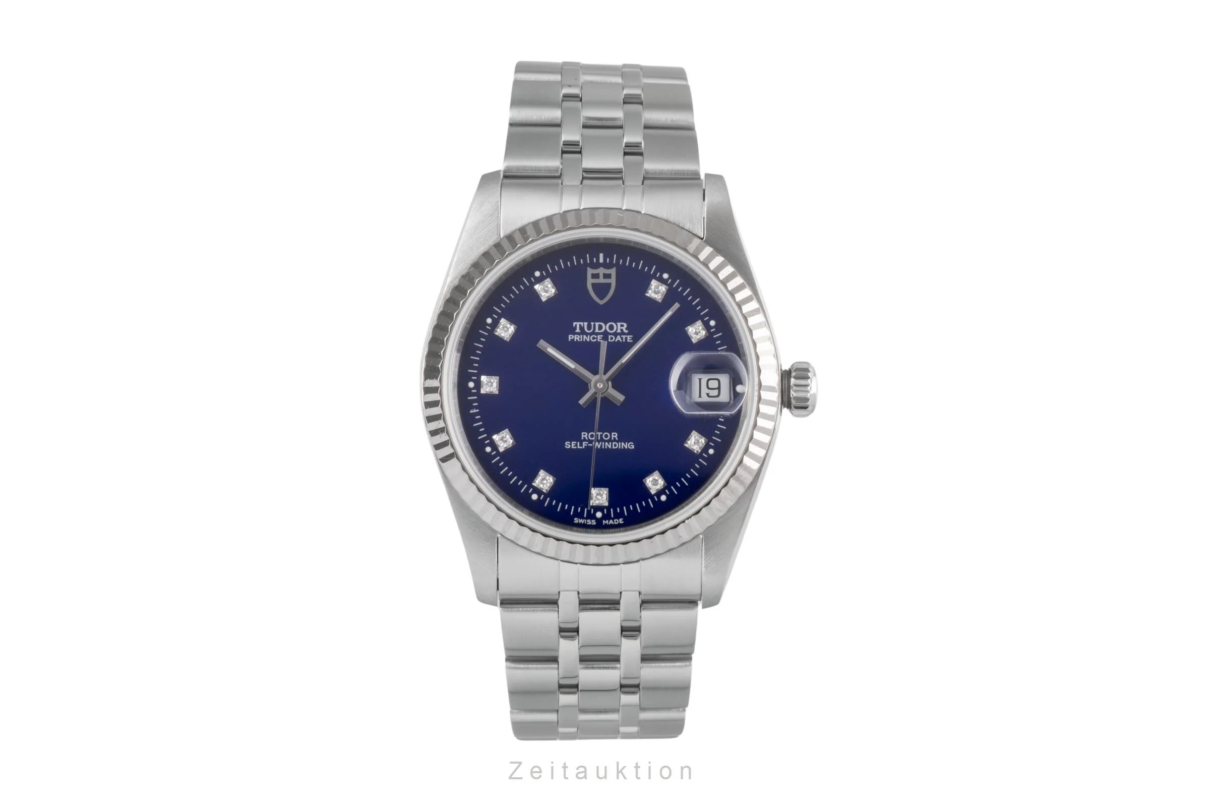 Tudor Prince Date steel / white gold automatic men's watch 74034  [2502609] - Image 5