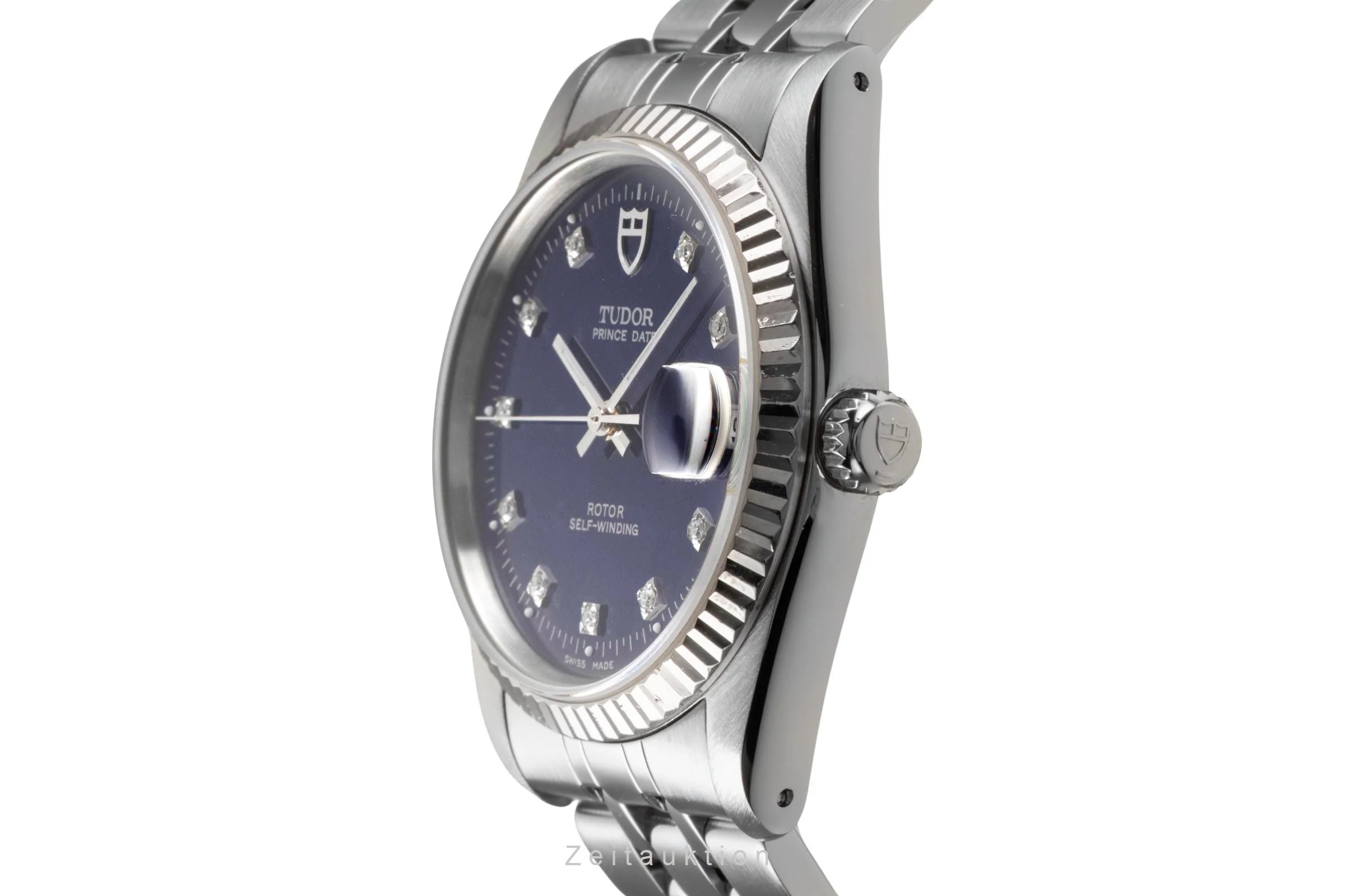 Tudor Prince Date steel / white gold automatic men's watch 74034  [2502609] - Image 7