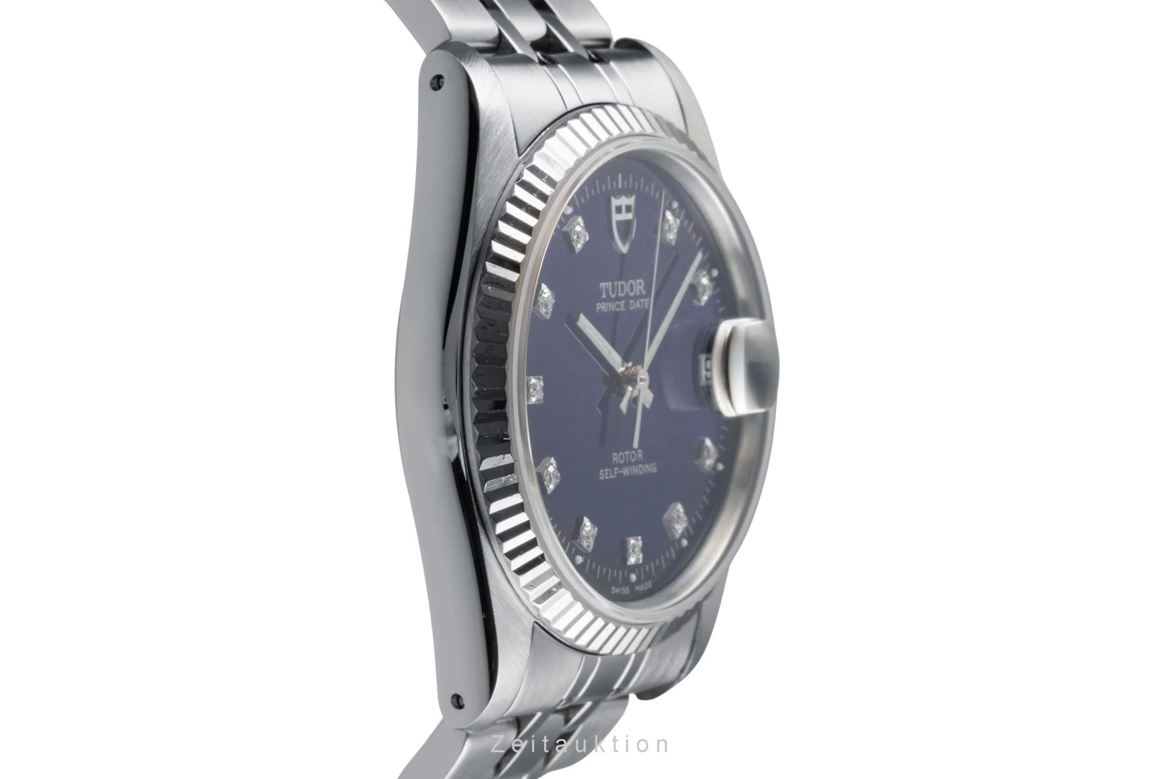 Tudor Prince Date steel / white gold automatic men's watch 74034  [2502609] - Image 8