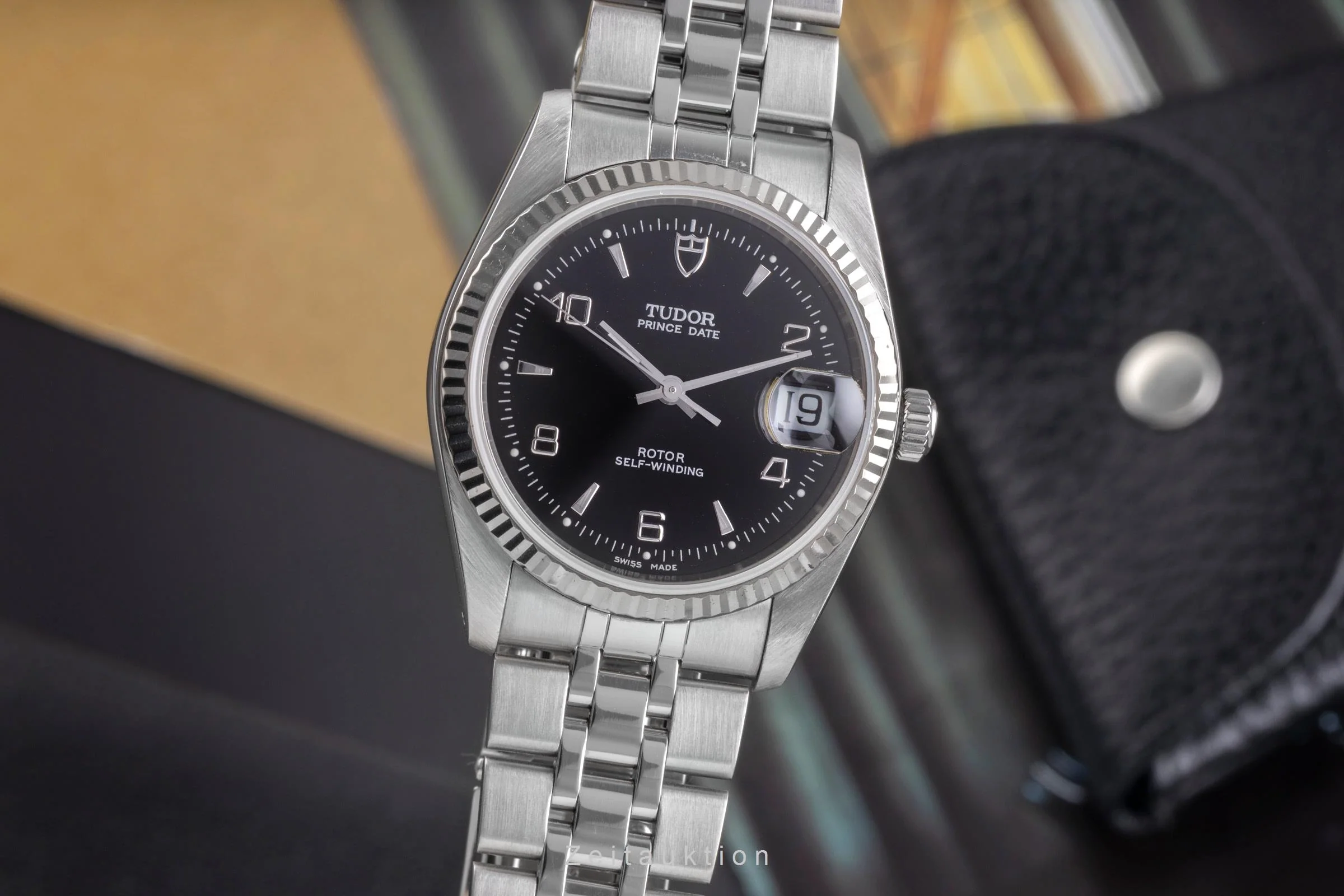 Tudor Prince Date steel / white gold automatic men's watch 74034  [2505499] - Image 2