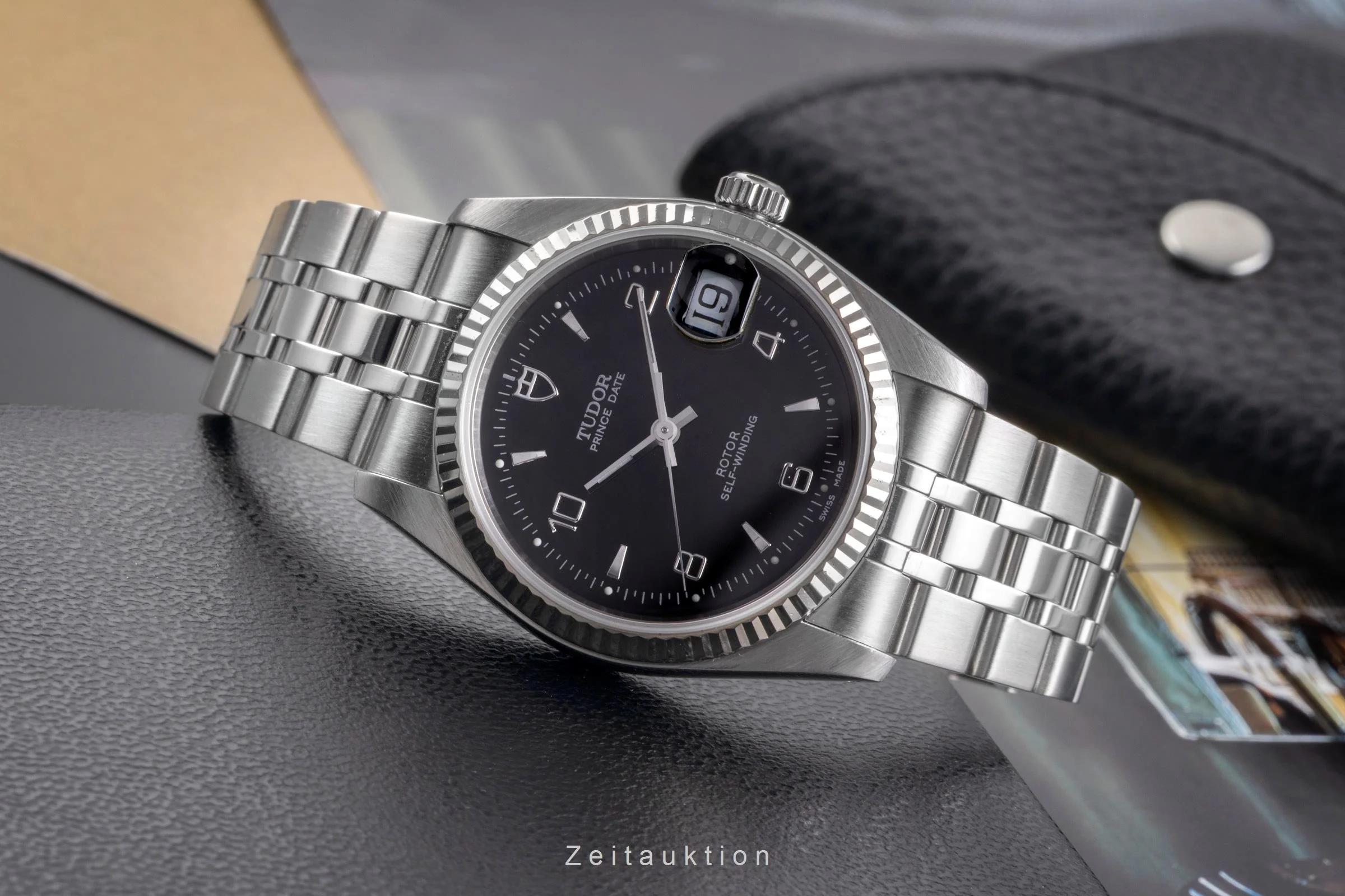 Tudor Prince Date steel / white gold automatic men's watch 74034  [2505499] - Image 3