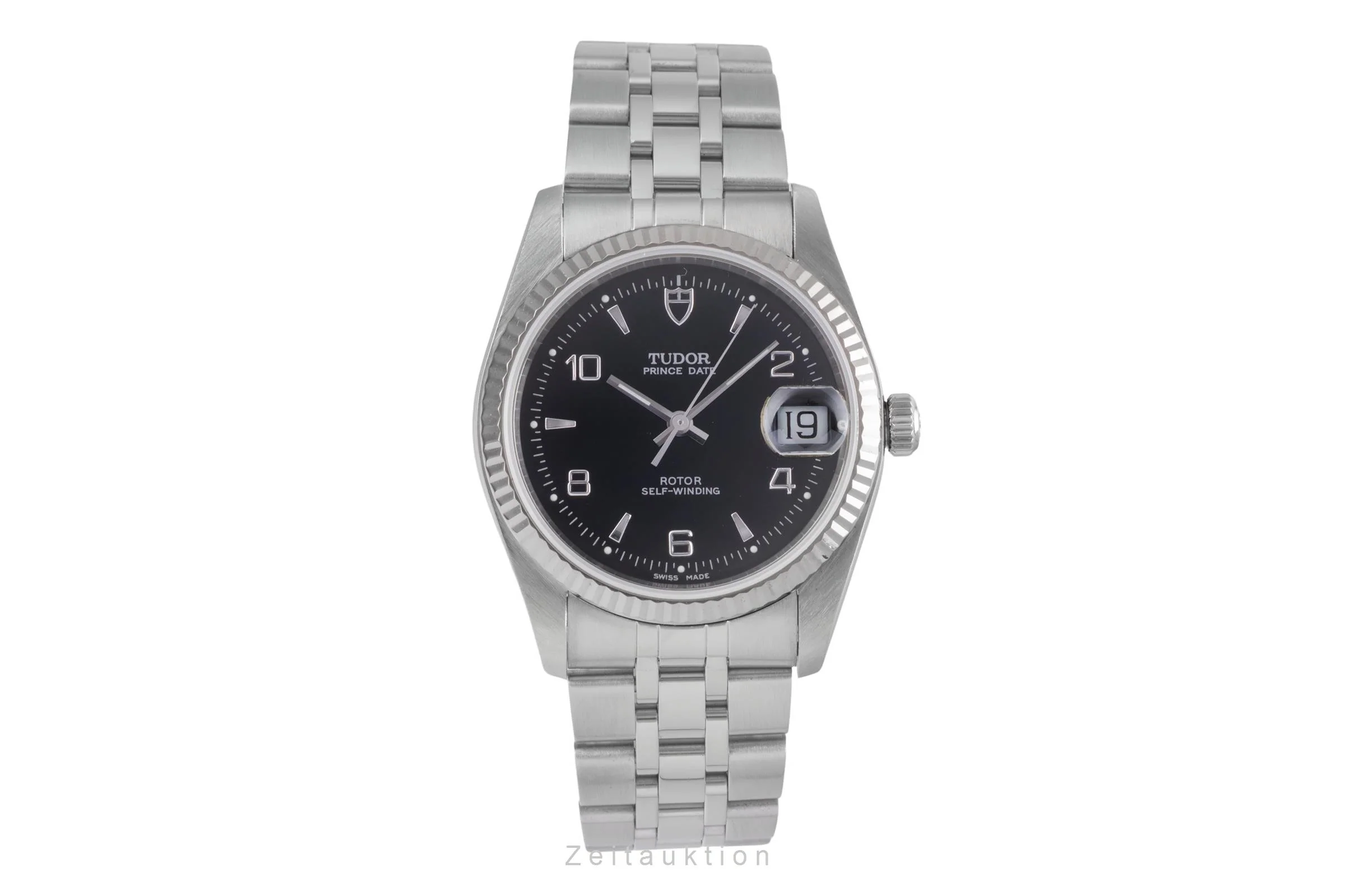 Tudor Prince Date steel / white gold automatic men's watch 74034  [2505499] - Image 5