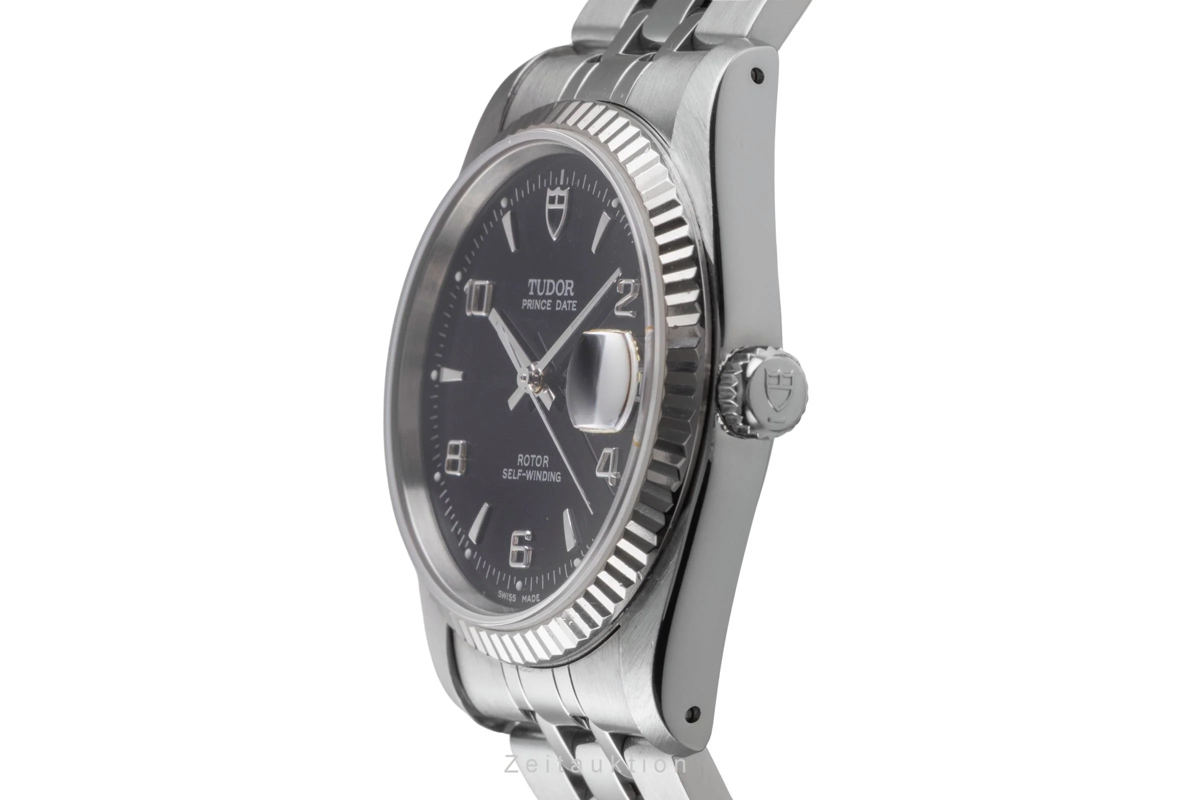 Tudor Prince Date steel / white gold automatic men's watch 74034  [2505499] - Image 7