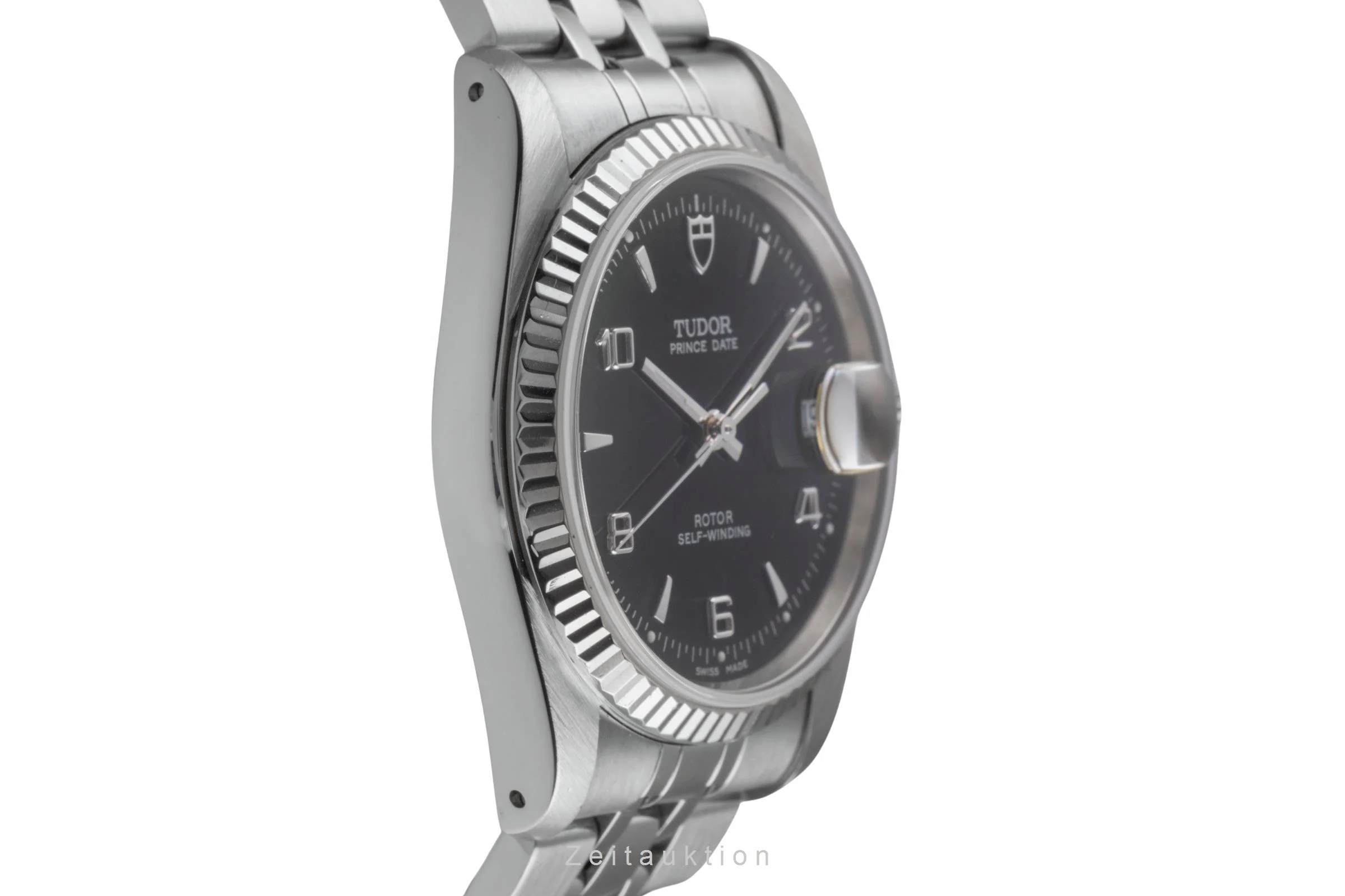 Tudor Prince Date steel / white gold automatic men's watch 74034  [2505499] - Image 8