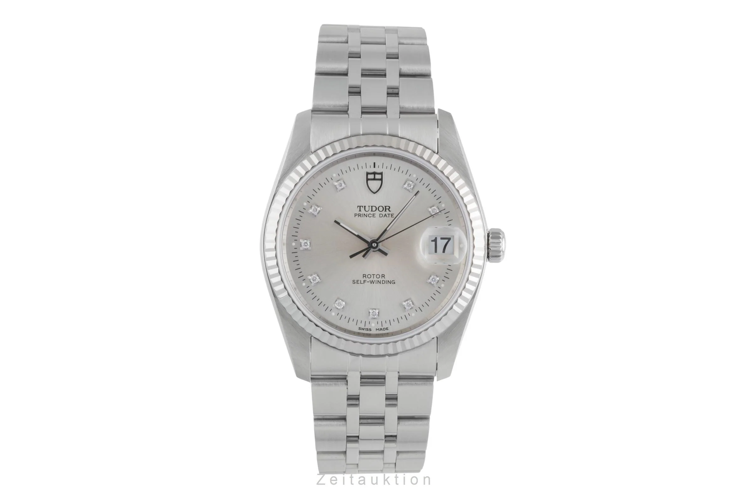 Tudor Prince Date steel / white gold automatic men's watch 74034  [2505500] - Image 5