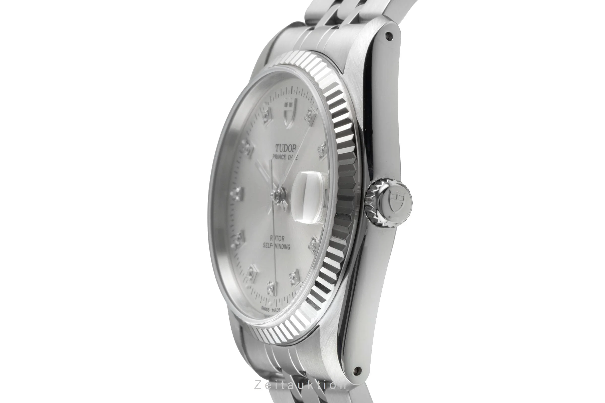 Tudor Prince Date steel / white gold automatic men's watch 74034  [2505500] - Image 7
