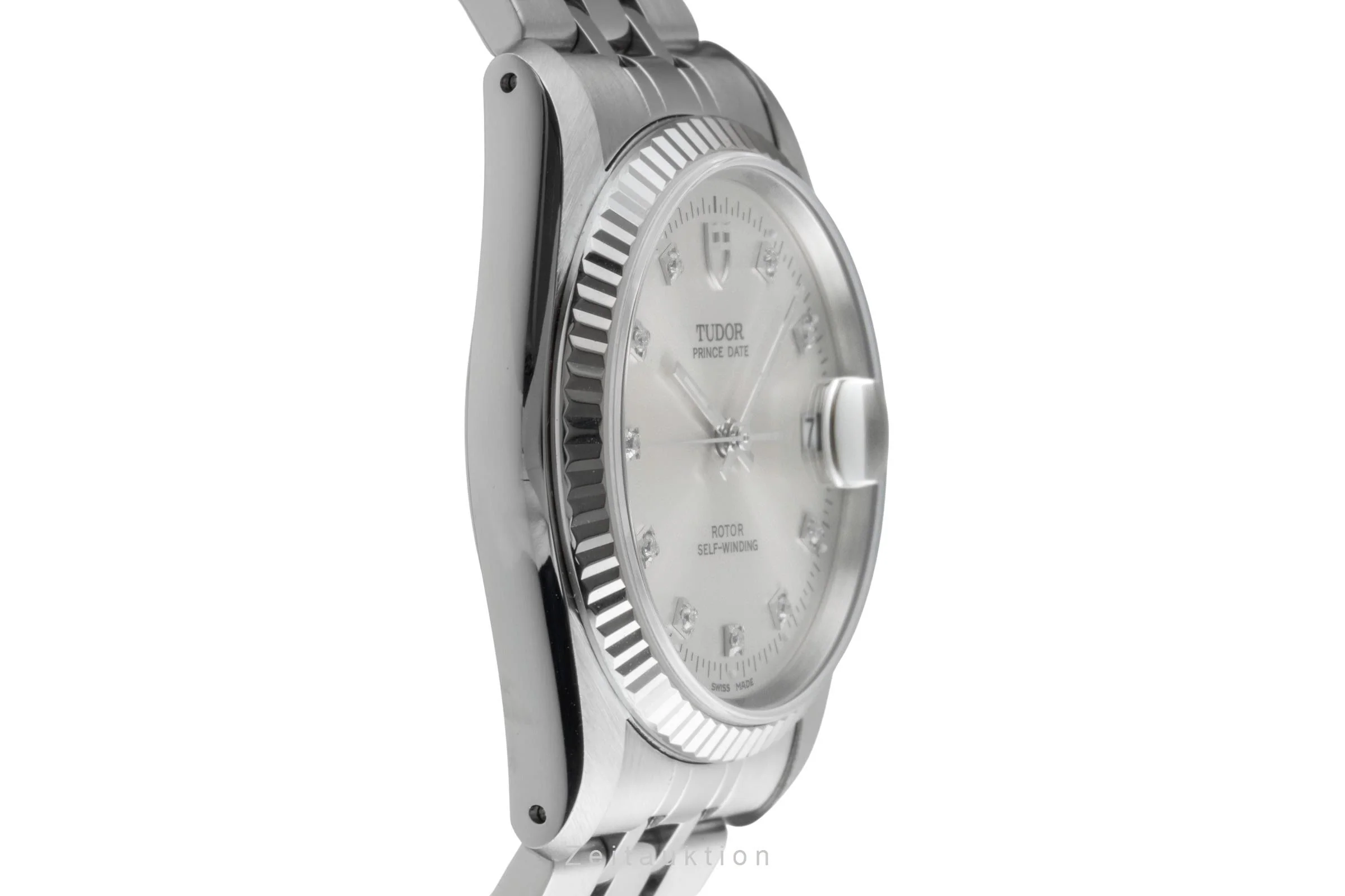 Tudor Prince Date steel / white gold automatic men's watch 74034  [2505500] - Image 8