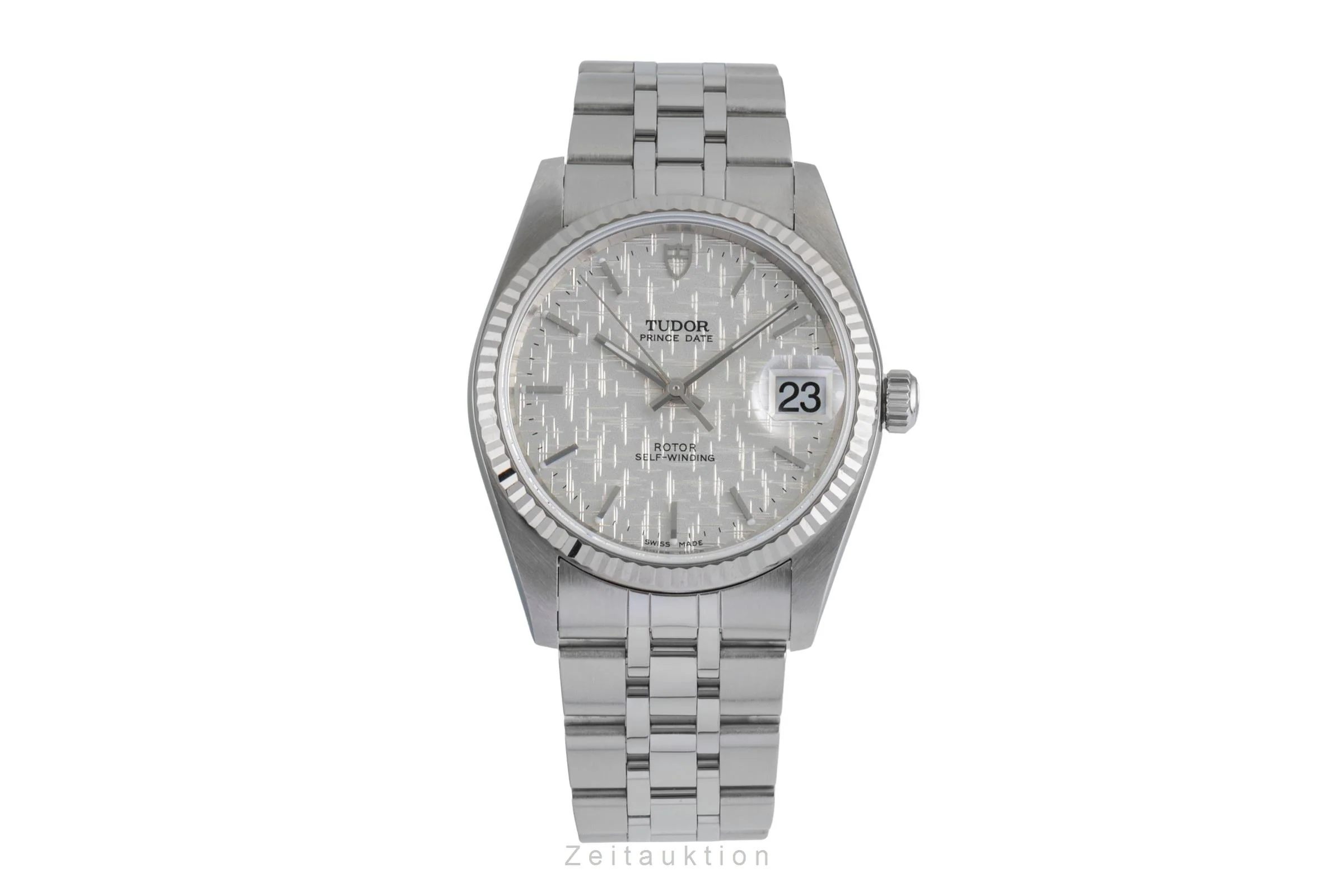 Tudor Prince Date steel / white gold automatic men's watch 74034  [2506235] - Image 5