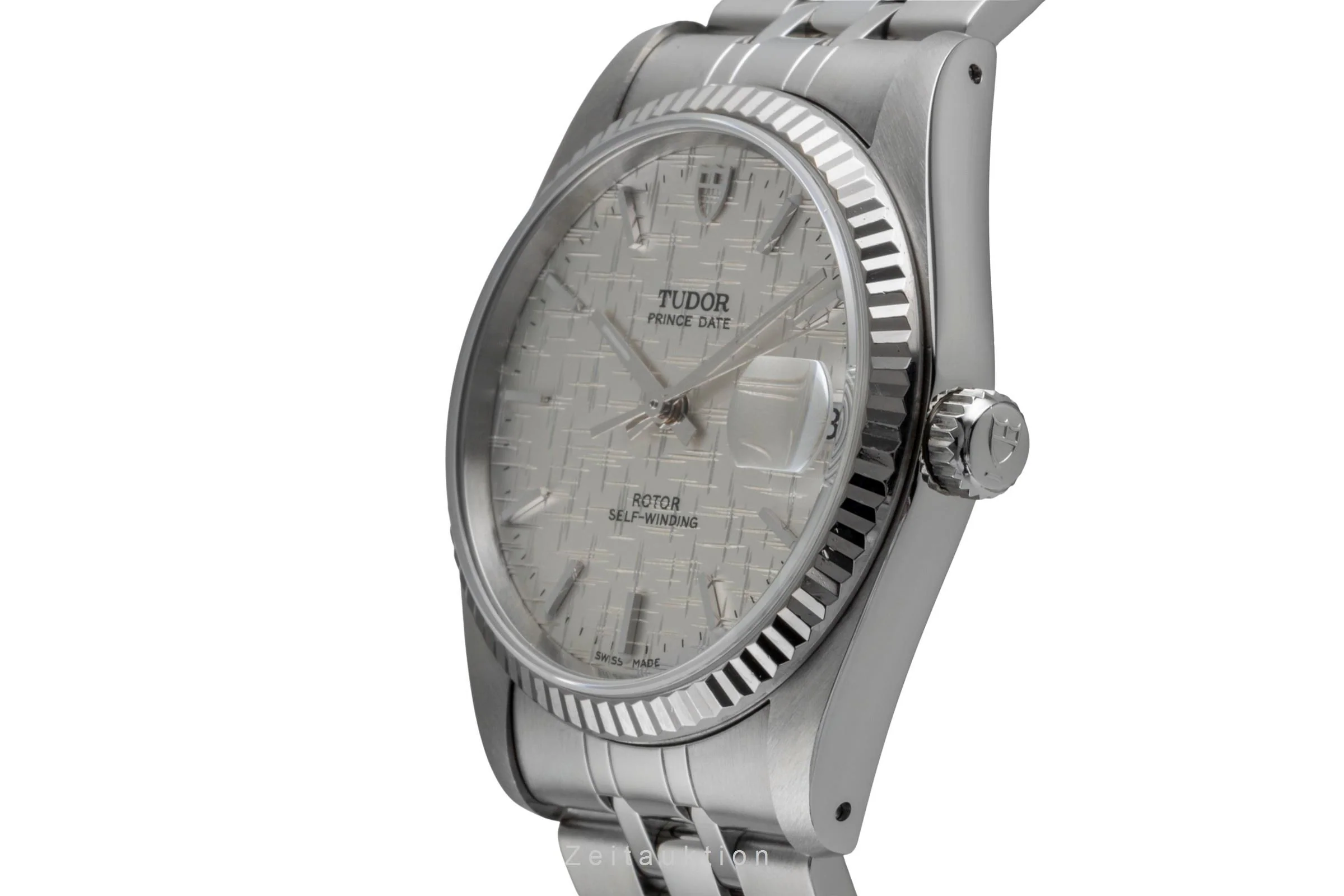 Tudor Prince Date steel / white gold automatic men's watch 74034  [2506235] - Image 7