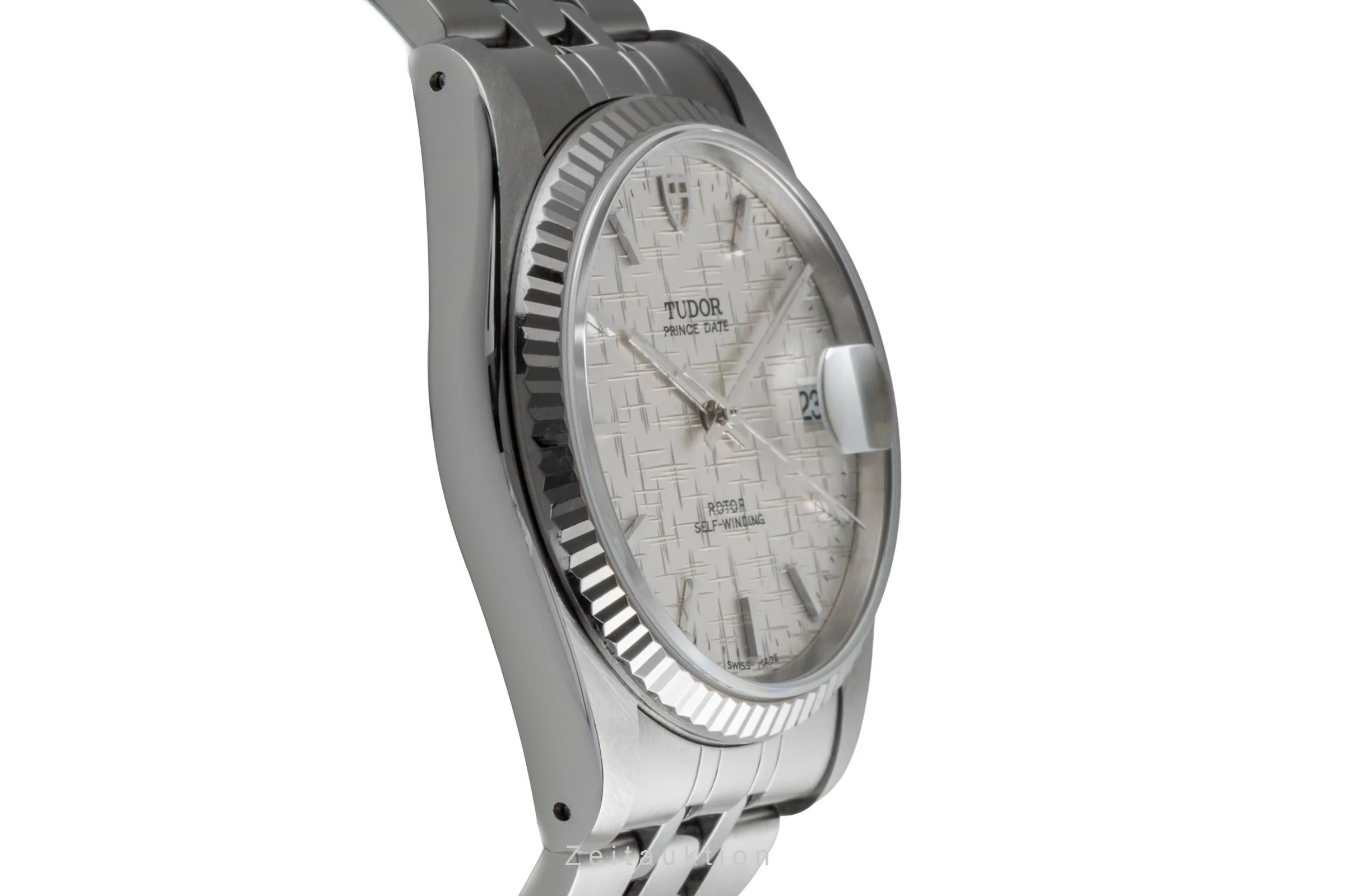 Tudor Prince Date steel / white gold automatic men's watch 74034  [2506235] - Image 8