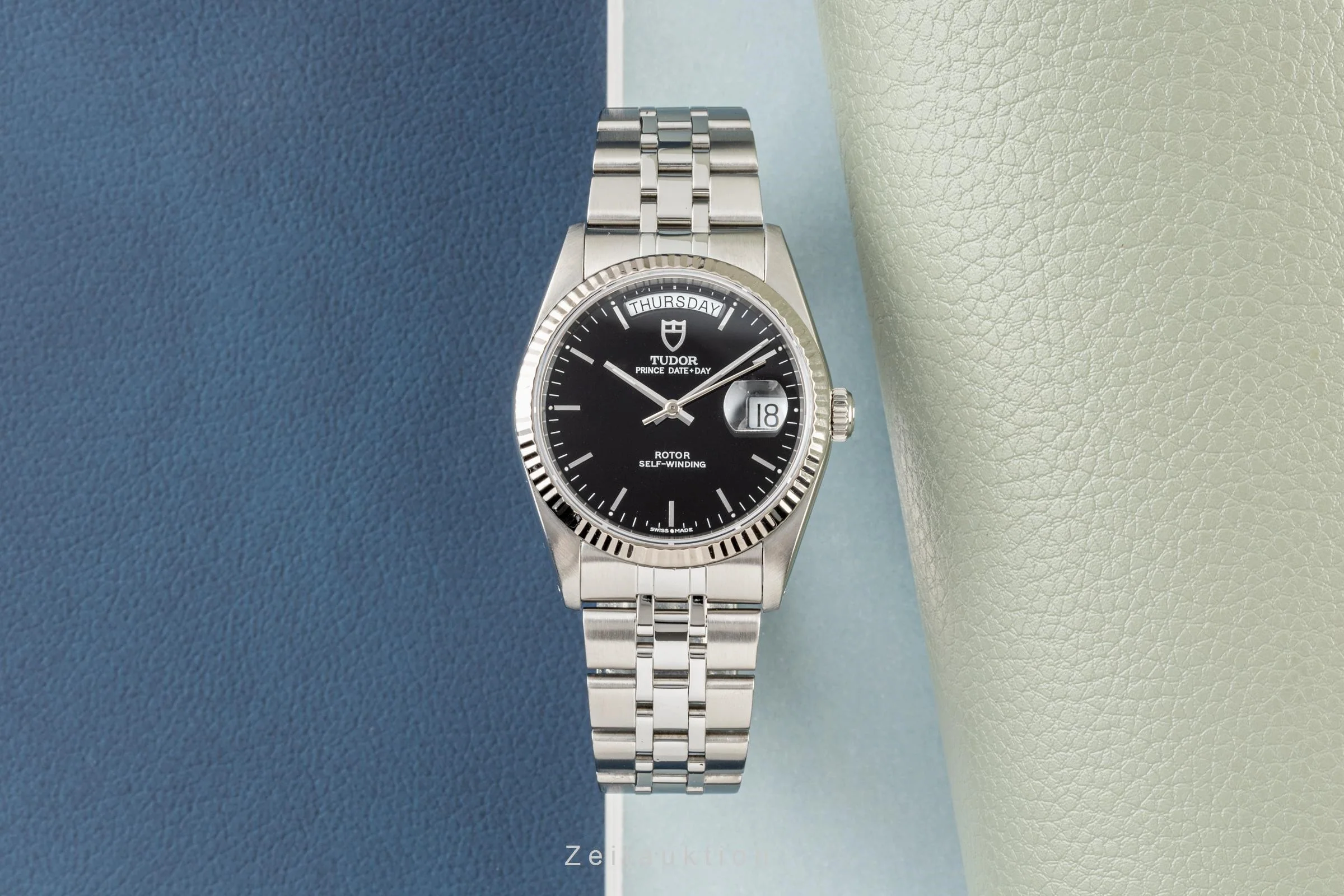 Tudor Prince Date steel / white gold automatic men's watch 76214  [2304806] - Image 3