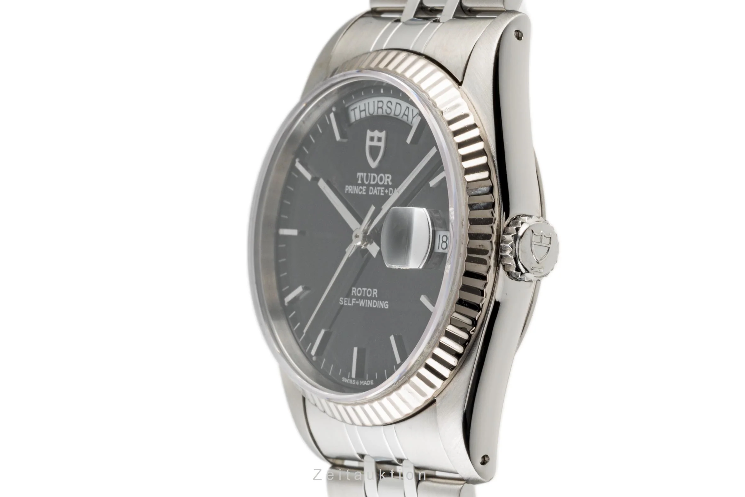 Tudor Prince Date steel / white gold automatic men's watch 76214  [2304806] - Image 6