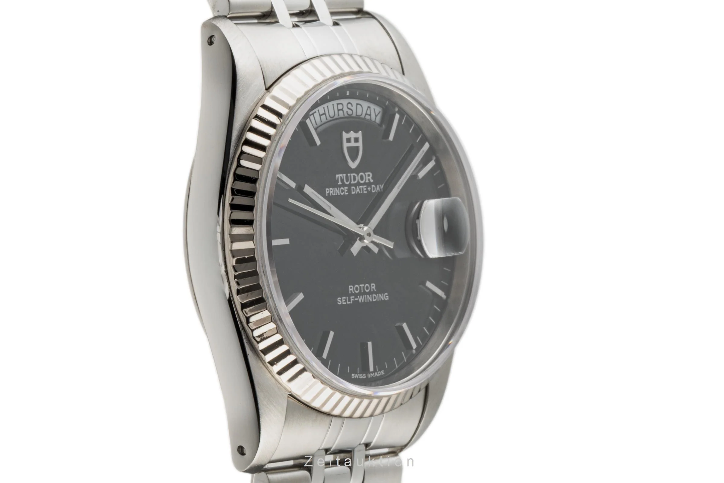 Tudor Prince Date steel / white gold automatic men's watch 76214  [2304806] - Image 7