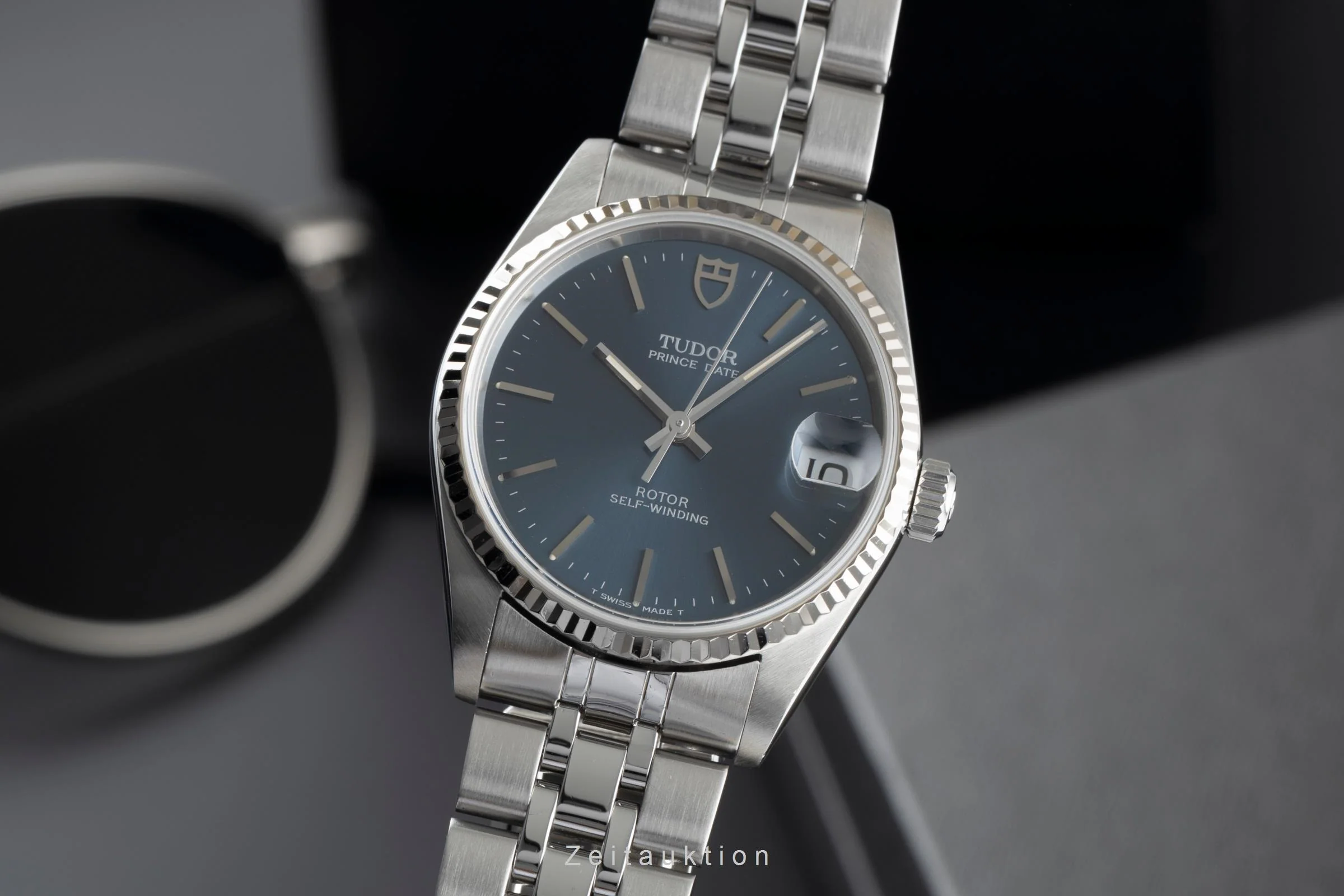 Tudor Prince Date steel / white gold automatic women's watch 72034  [2504251] - Image 2