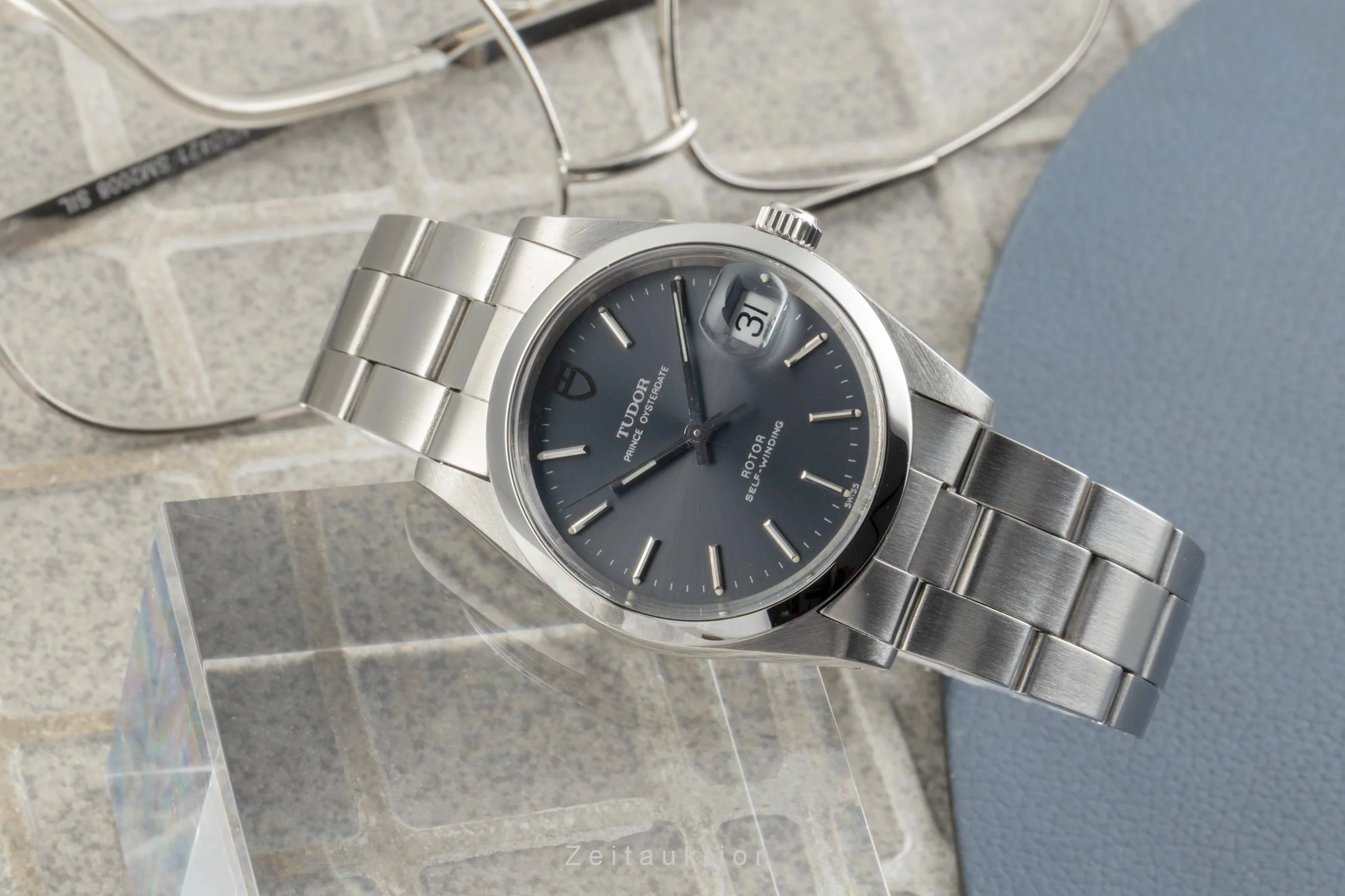 Tudor Prince Oysterdate steel automatic men's watch 74000N  [2504309] - Image 3