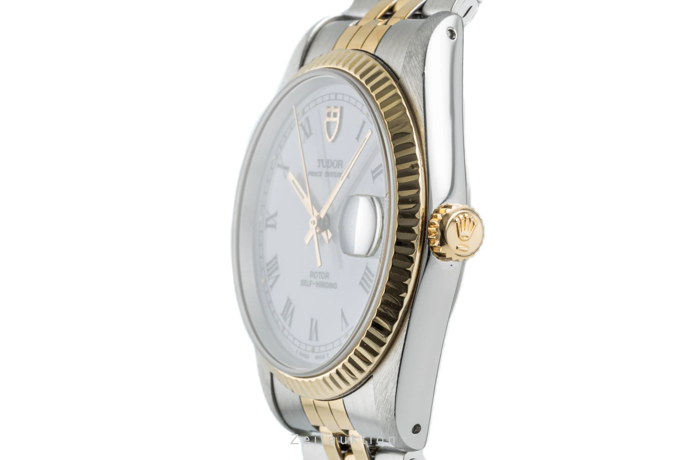 Tudor Prince Oysterdate steel / gold automatic men's watch 74033  [2304720] - Image 6